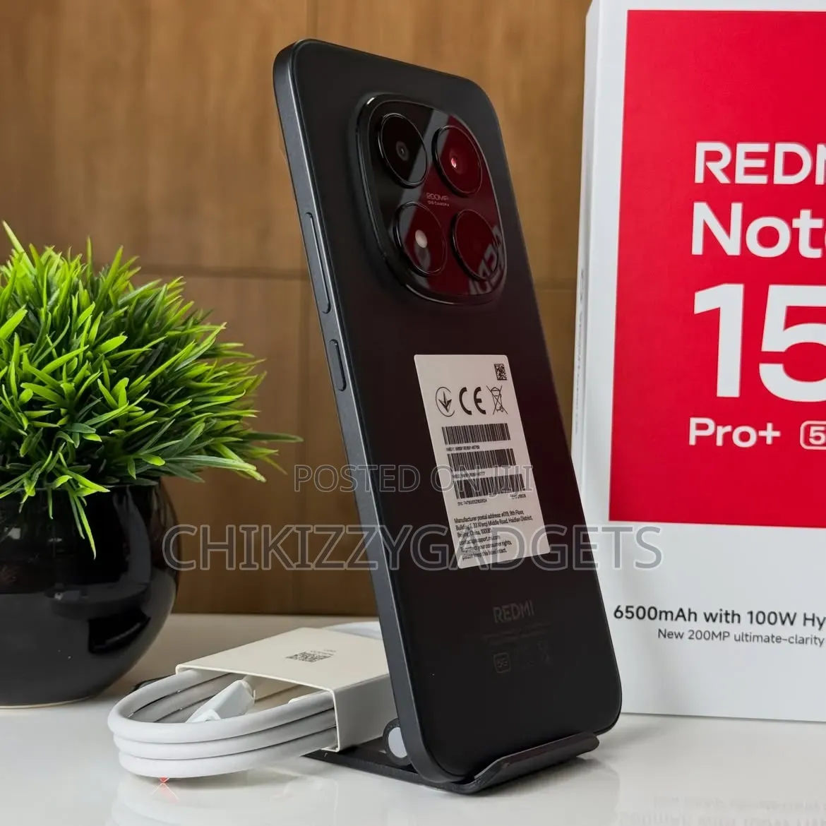 New Xiaomi Redmi Note 15 Pro+ 512 GB Black