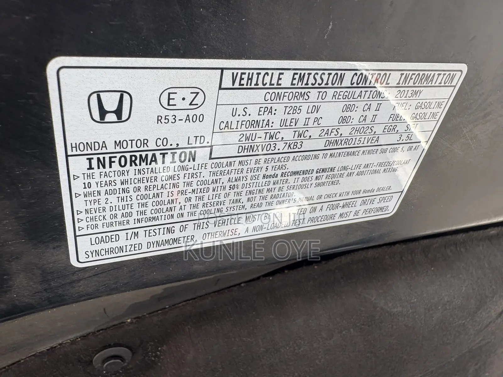 Honda Accord Crosstour EX-L AWD 2013 Black