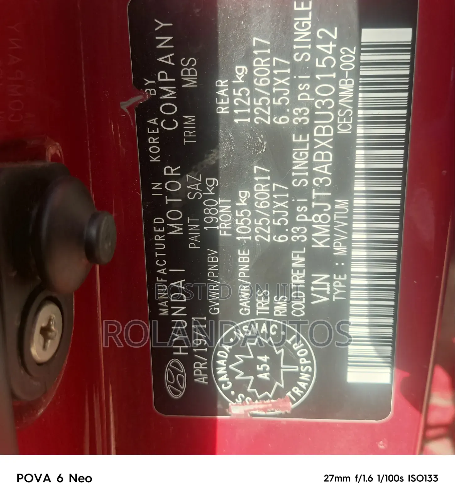 Hyundai Tucson 2011 Red