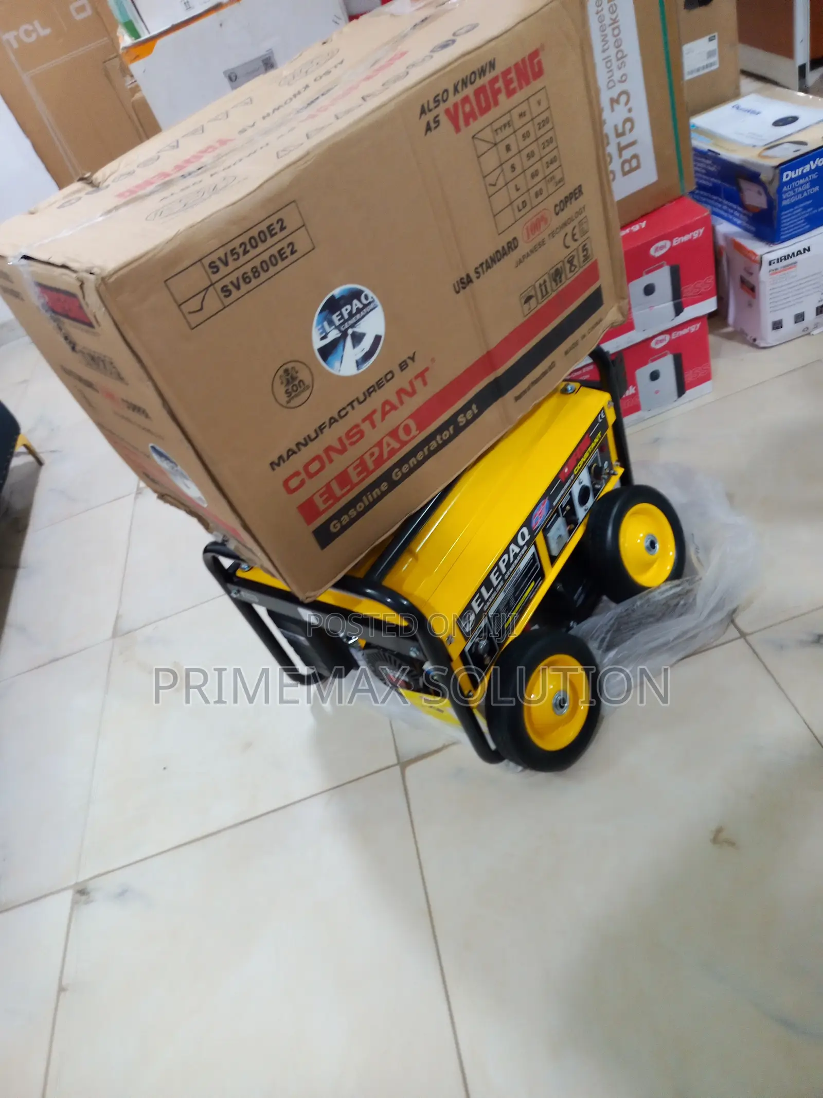 Elepaq Constant SV6800E2: 4.5KVA Key-Start Power You Can Count On