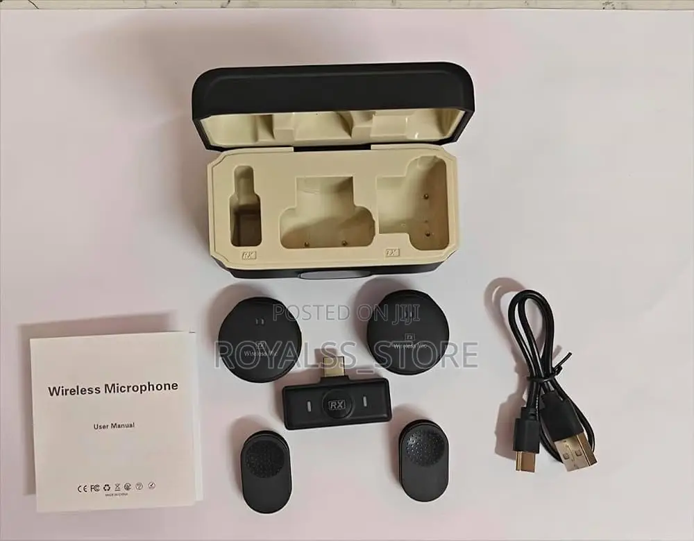 Q8 Magnetic Dual Wireless Lavalier Microphone
