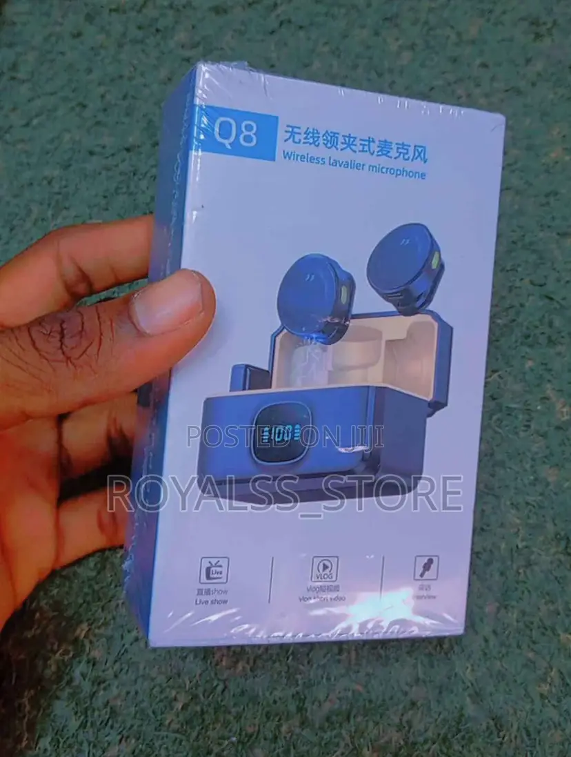 Q8 Magnetic Dual Wireless Lavalier Microphone