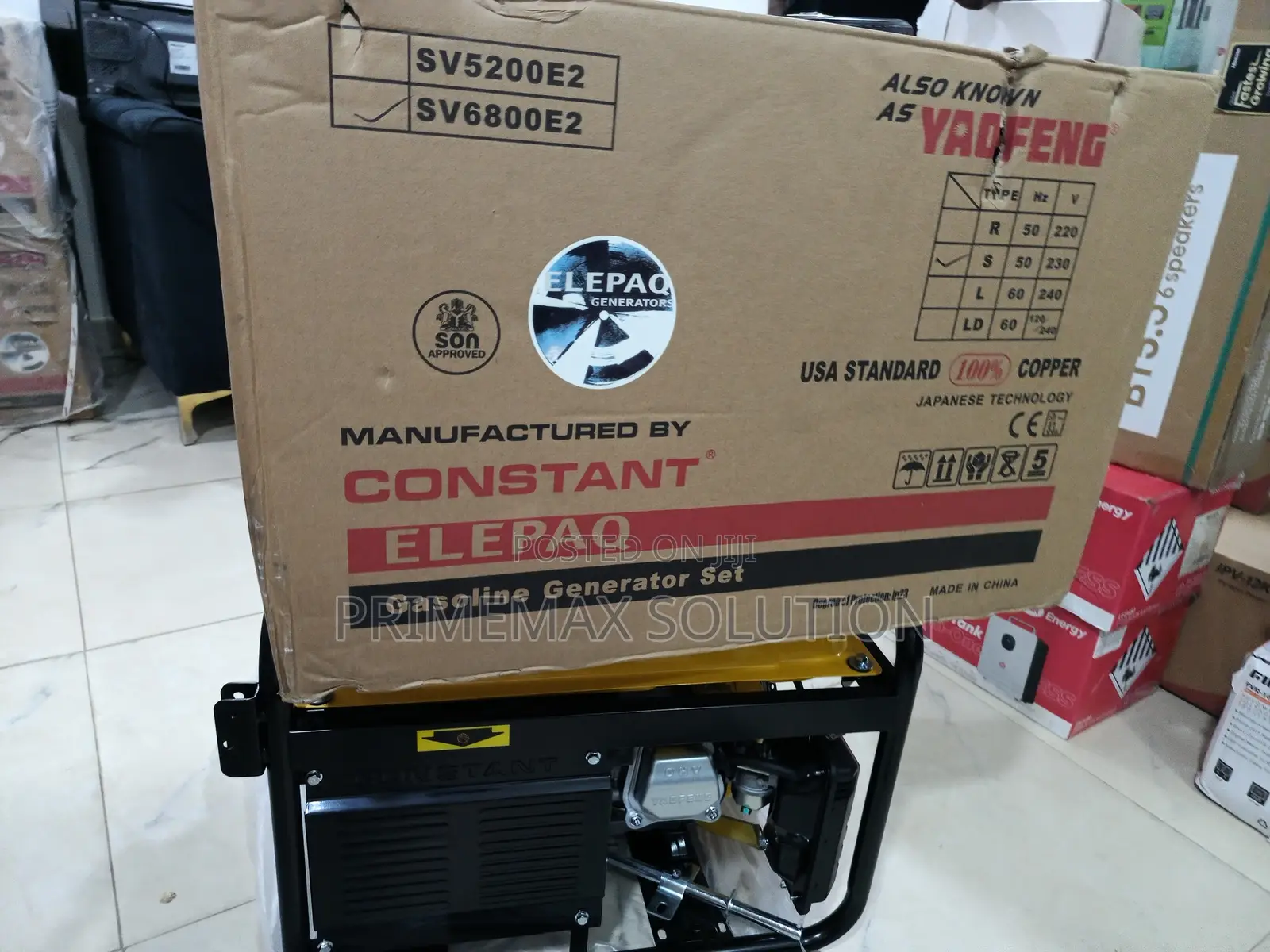 Elepaq SV6800E2: Your 4.0KVA Running Power Partner