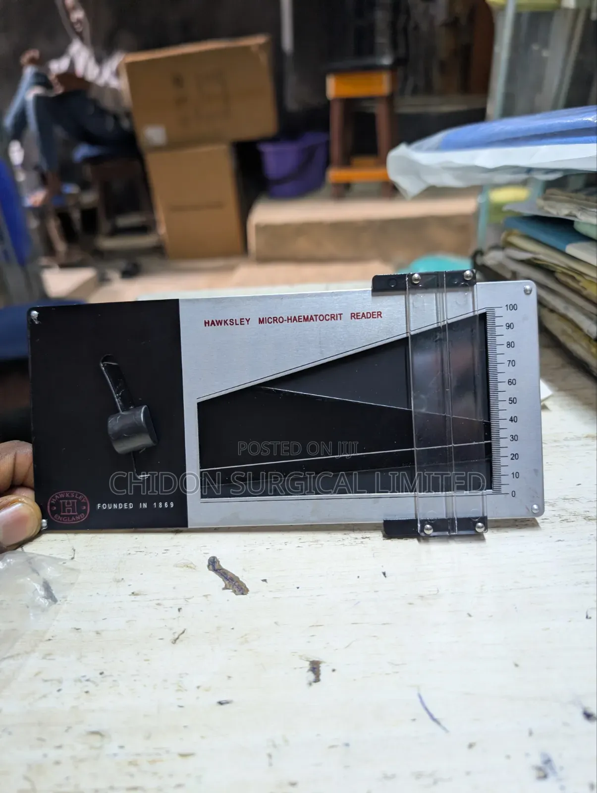 Micro Haematocrit Tube Reader