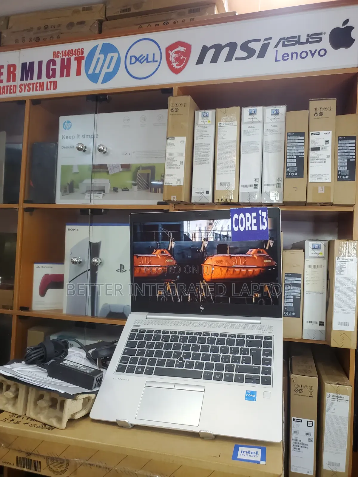 New Laptop HP EliteBook 725 8GB Intel Core i3 SSD 256GB