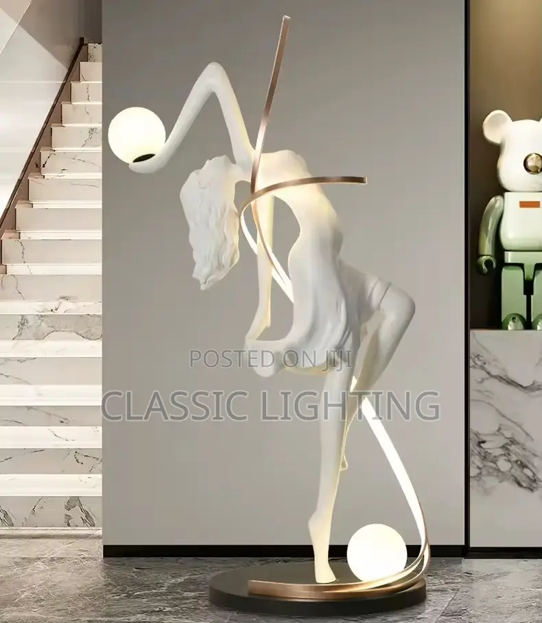 Modern Designer Art Decoration High Quality Hotel Luxury LED Sculpture