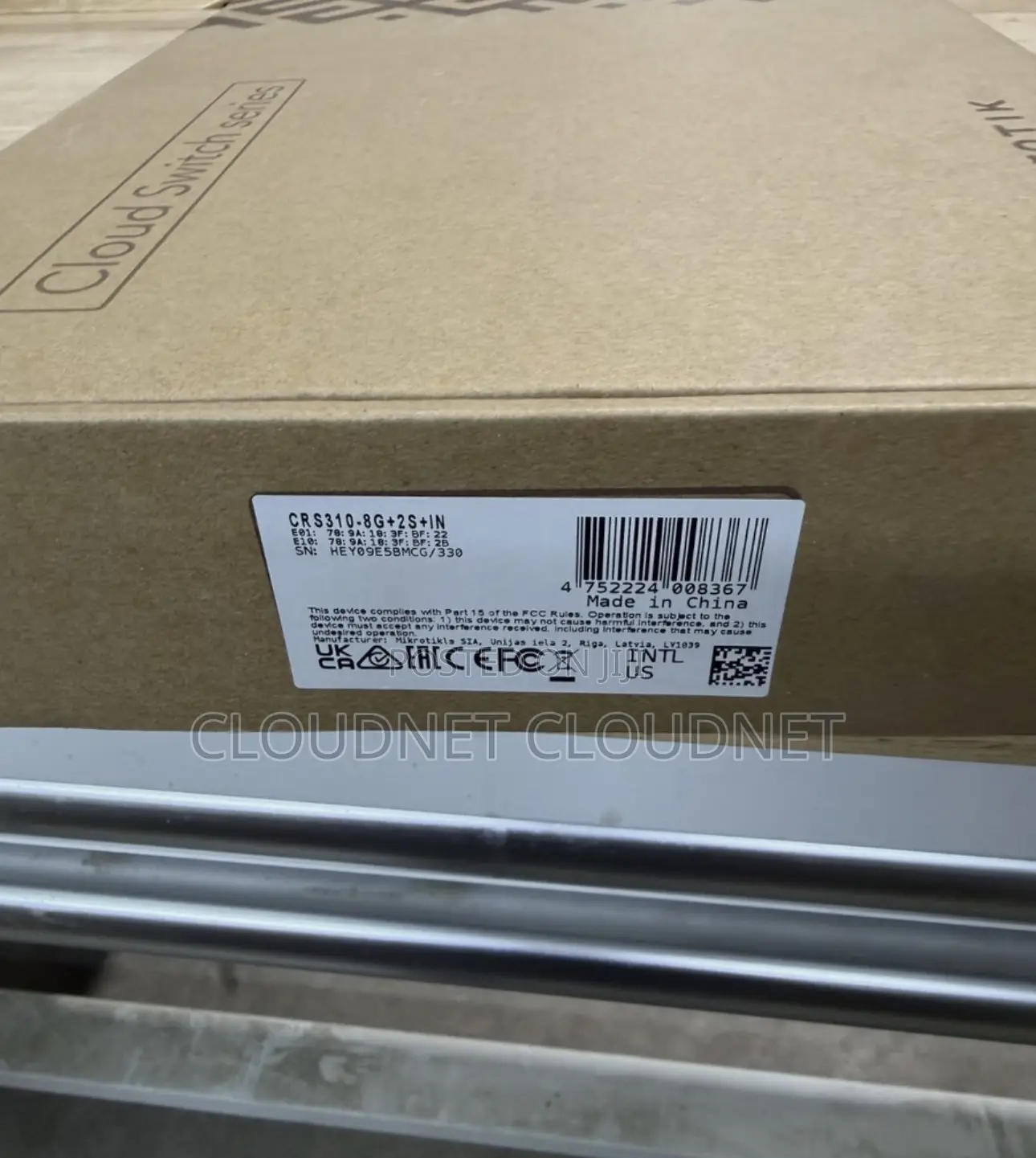 Mikrotik CRS310-8G+2S+IN 8-Ports Rack Mountable Ethernet SFP Switch
