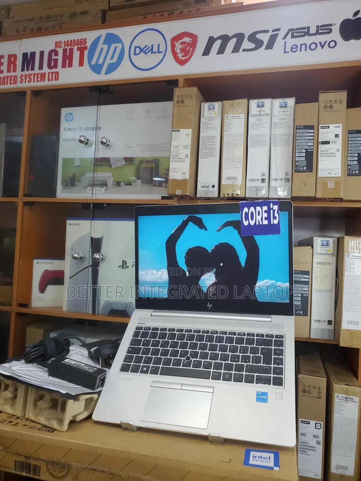 New Laptop HP EliteBook 725 8GB Intel Core i3 SSD 512GB