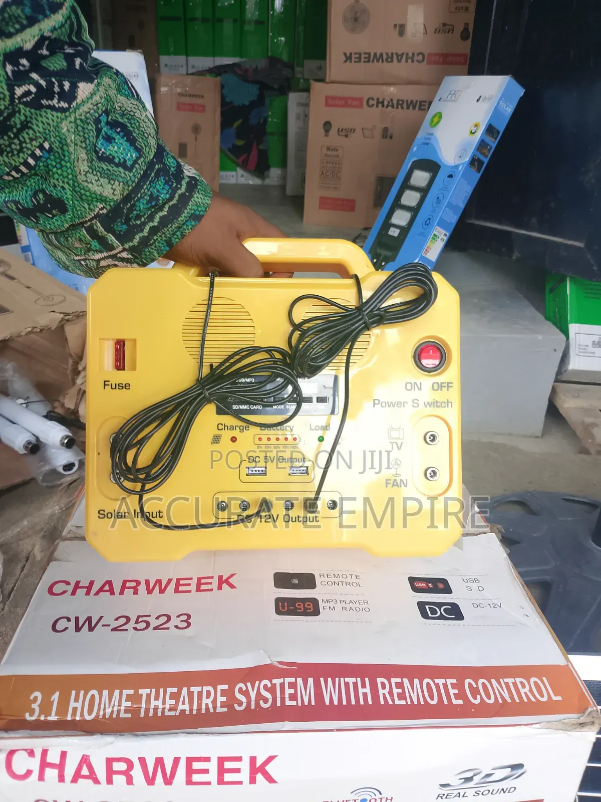 Brand New 50W Portable Solar Home Lighting System