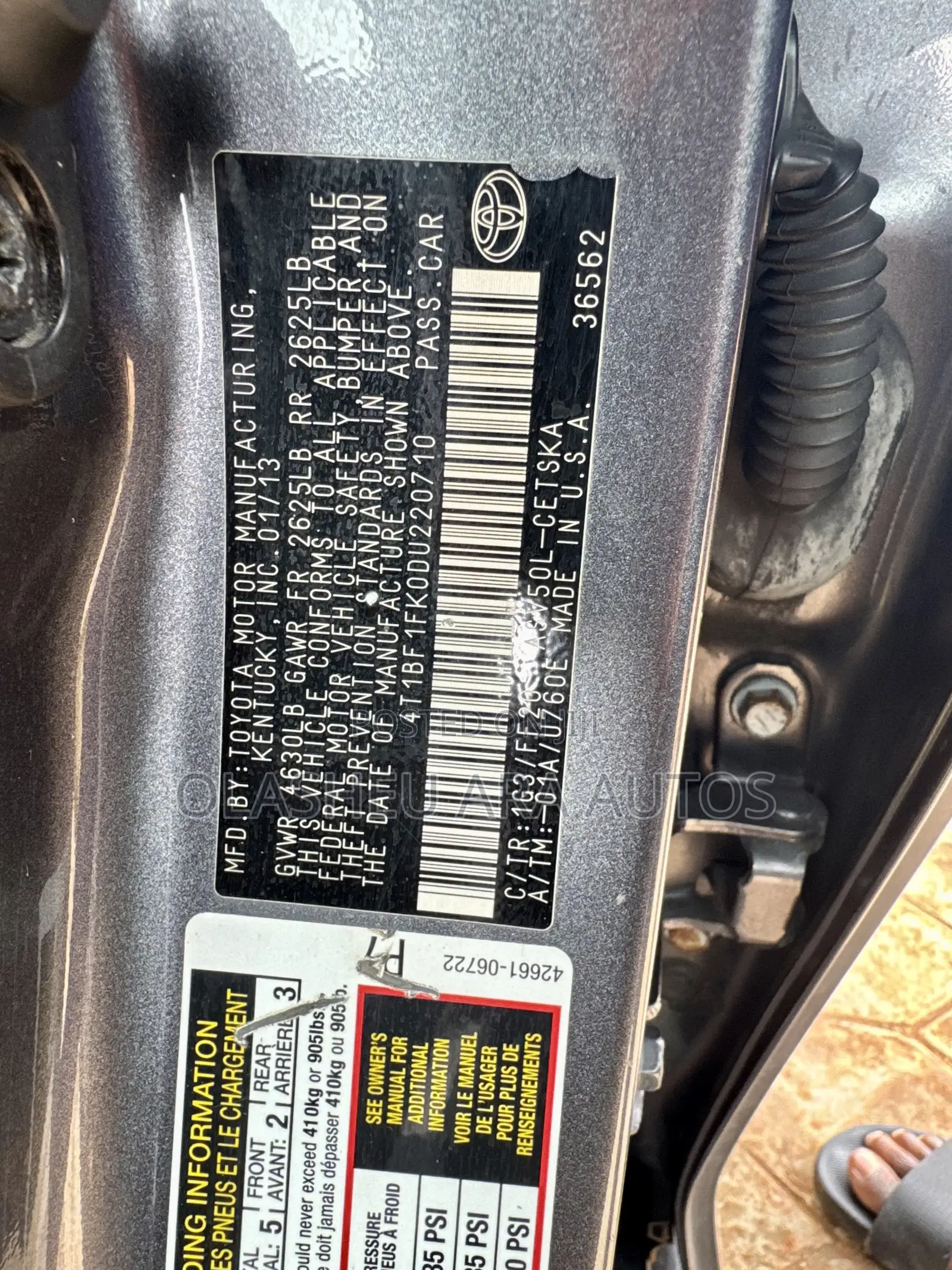Toyota Camry SE 4dr Sedan (2.5L 4cyl 6A) 2013 Gray