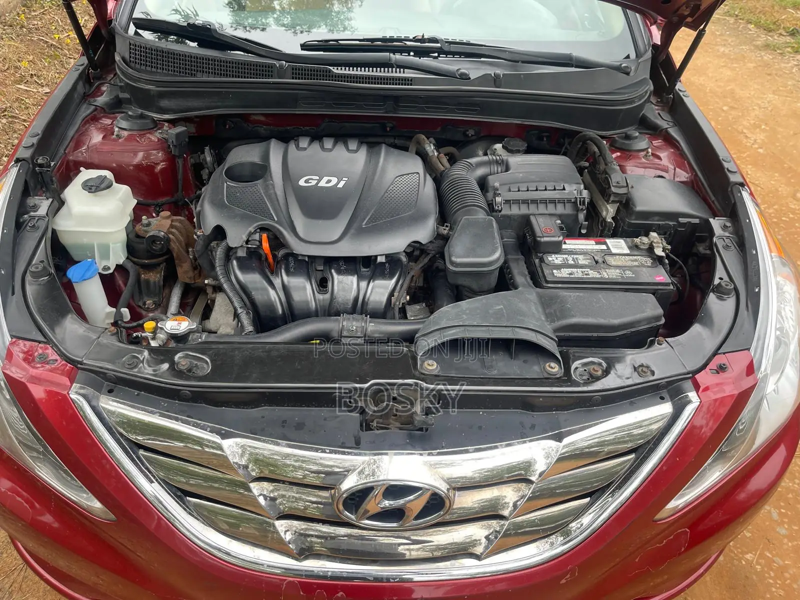 Hyundai Sonata 2013 Red