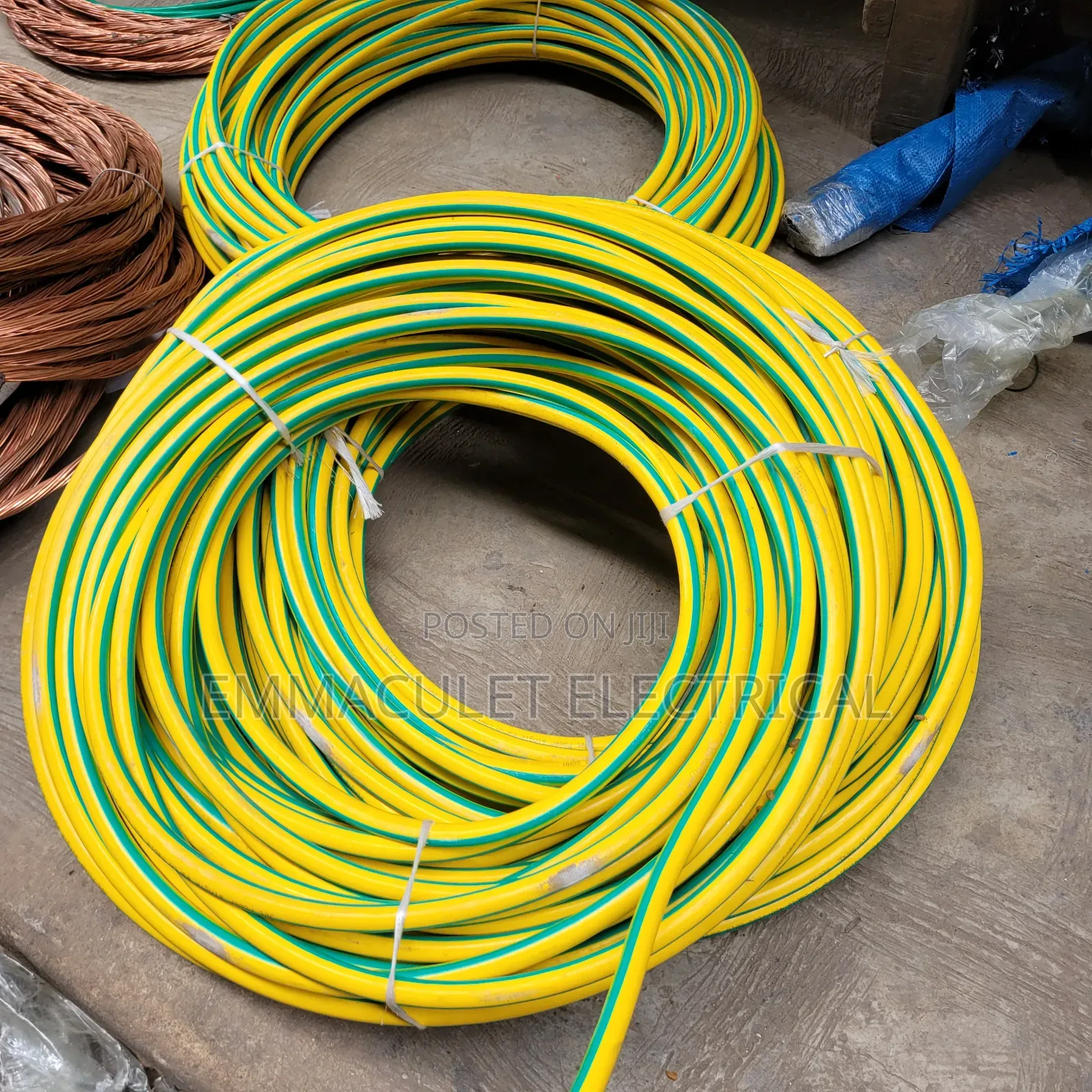 70mmx1single Core Cable Green and Yellow Earth Wire
