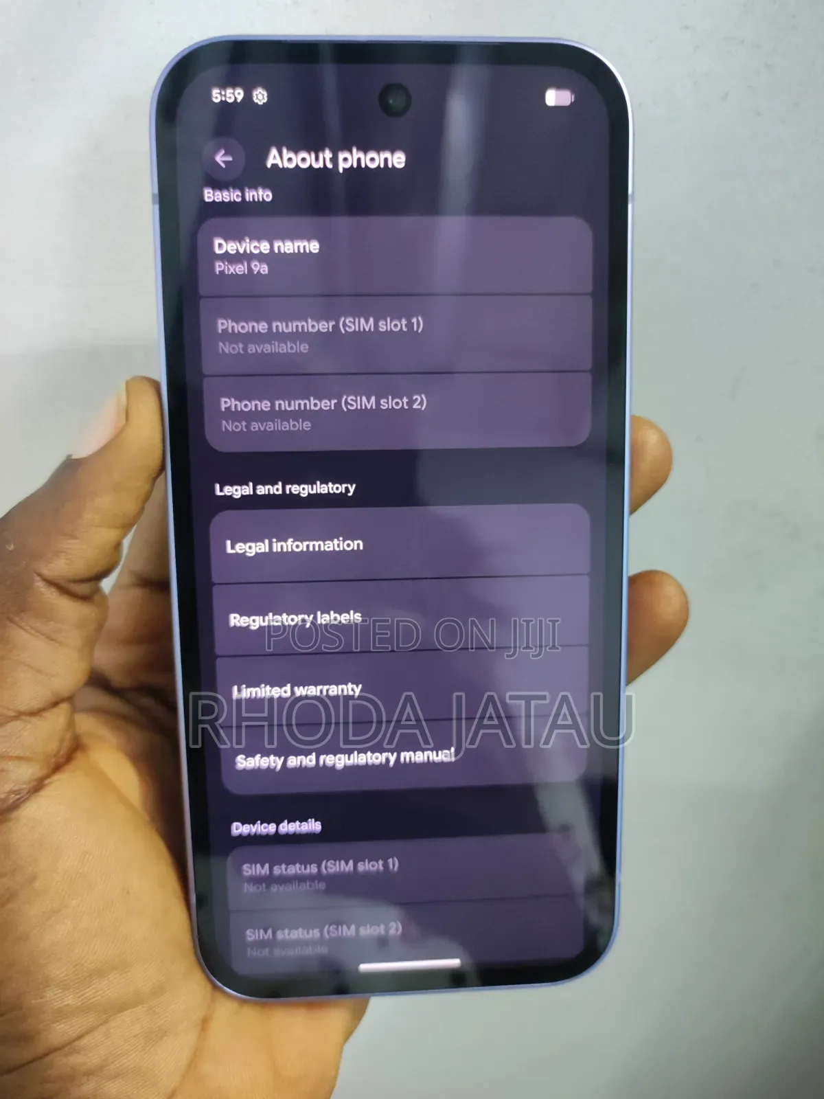 Google Pixel 9a 128 GB Purple