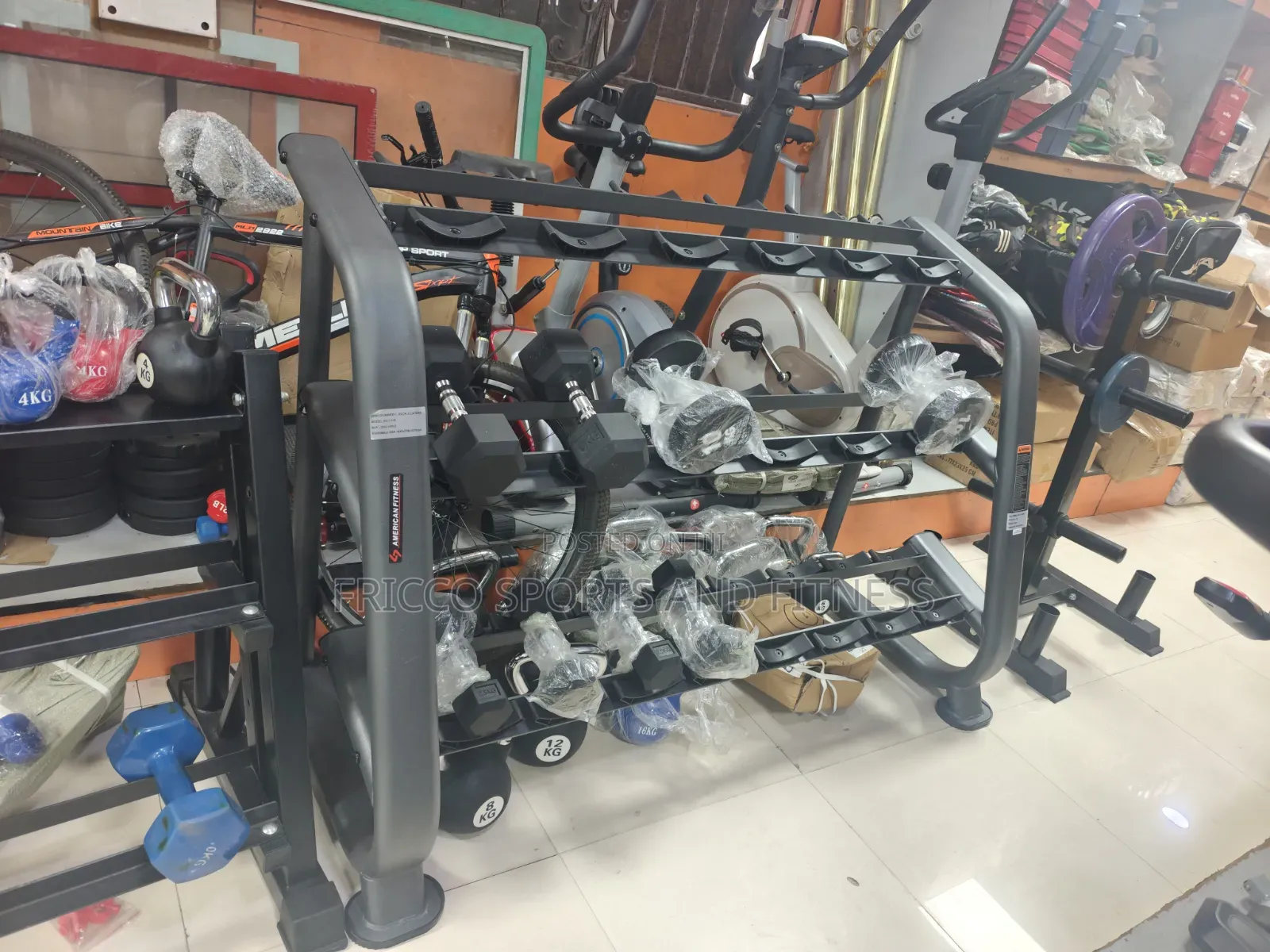 Commercial Heavy Duty Dumbbell Rack
