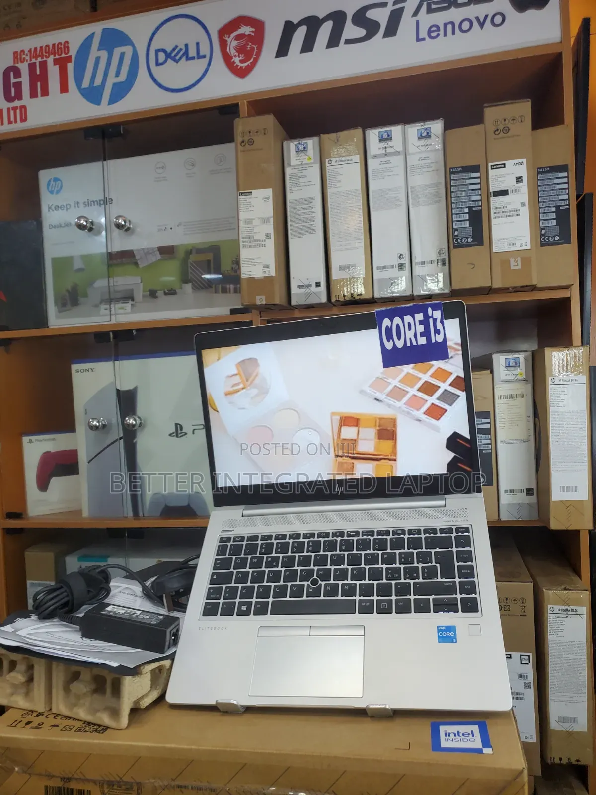 New Laptop HP EliteBook 725 G2 8GB Intel Core i3 SSD 512GB
