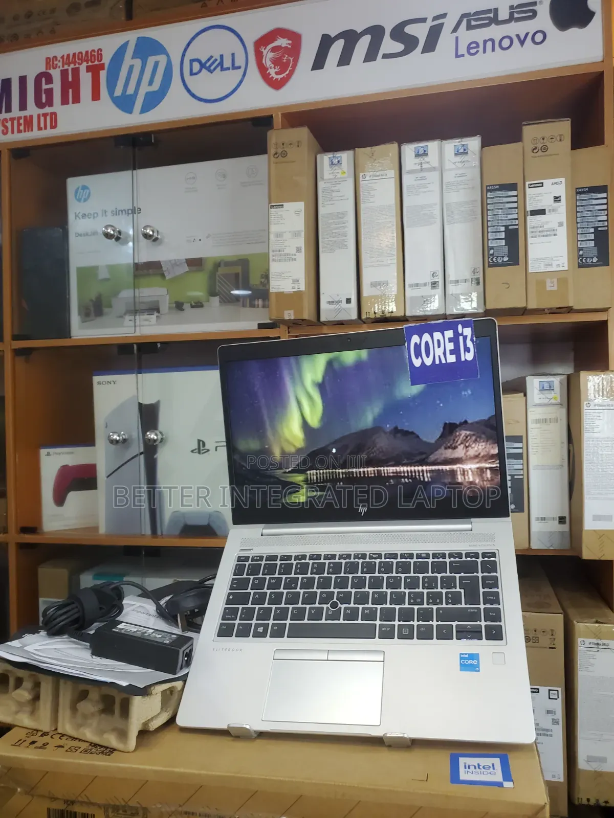 New Laptop HP EliteBook 725 G2 8GB Intel Core i3 SSD 512GB