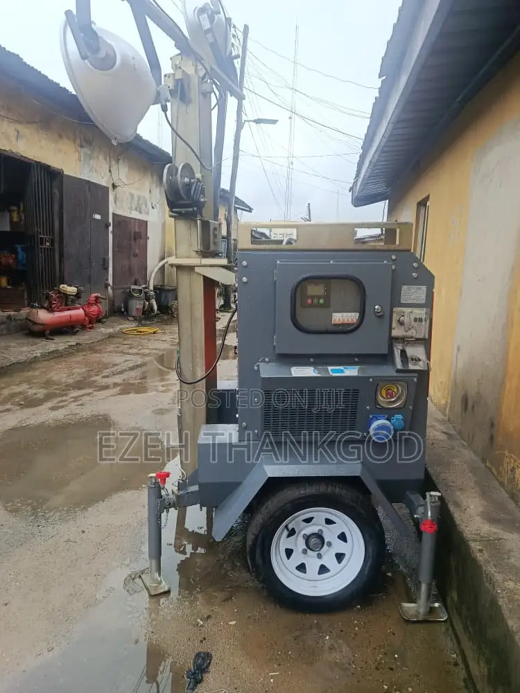 Towable Mobile Diesel Generator Lighting Tower