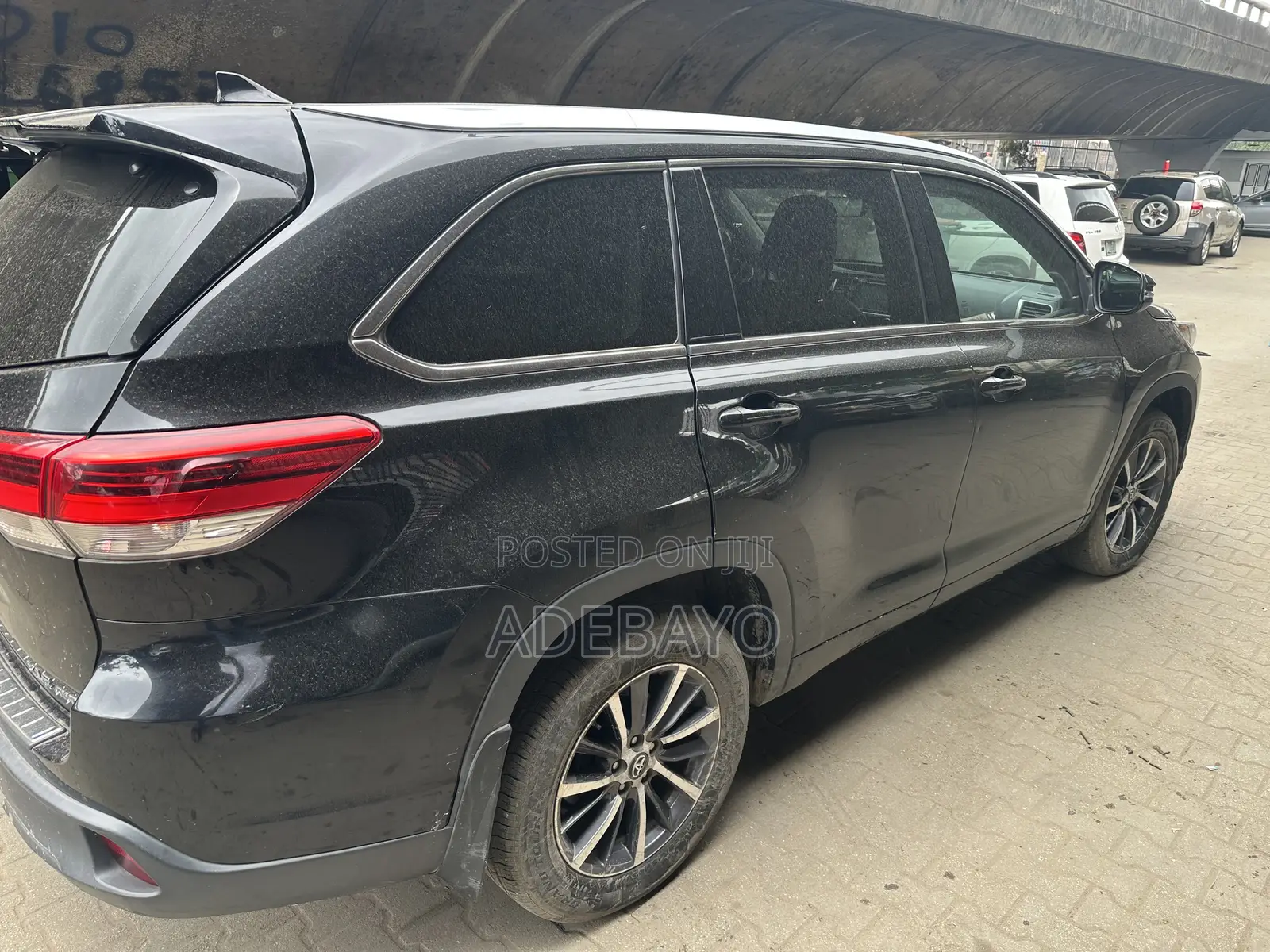 Toyota Highlander XLE 4x4 V6 (3.5L 6cyl 8A) 2017 Black