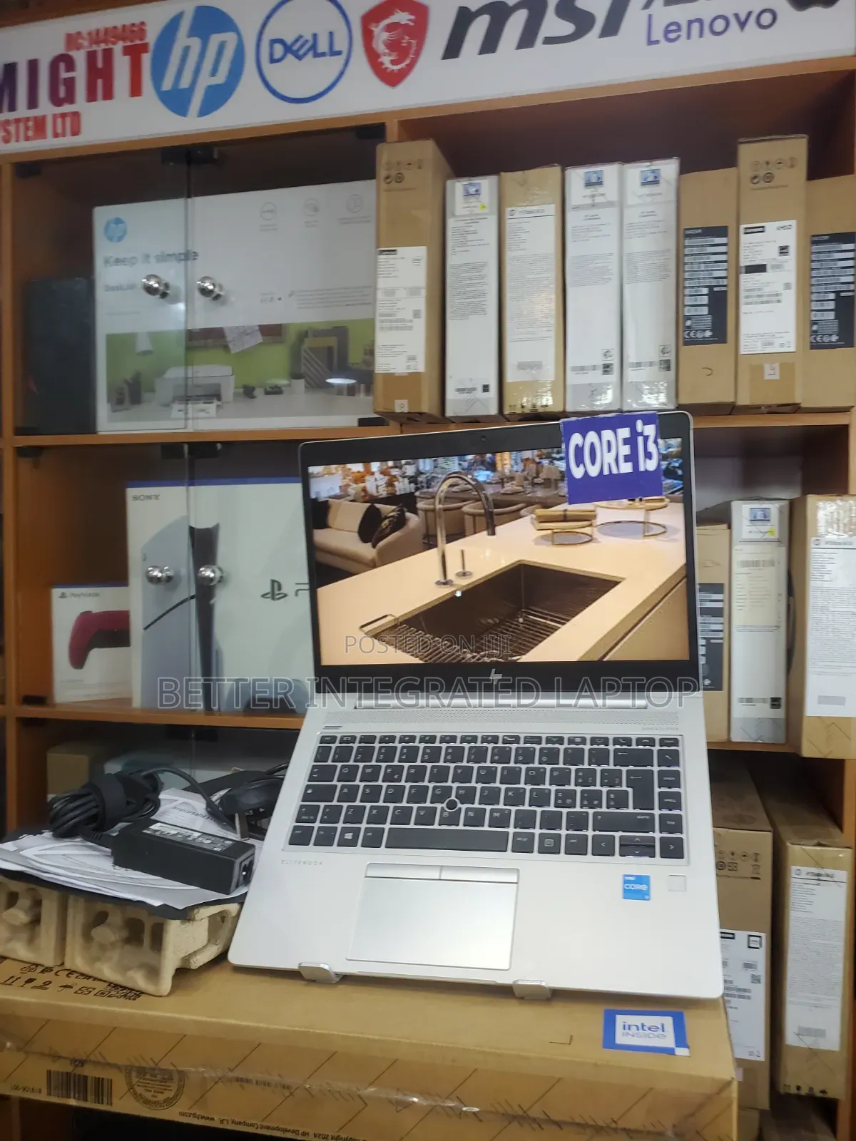 New Laptop HP EliteBook 725 G2 16GB Intel Core i3 SSD 512GB
