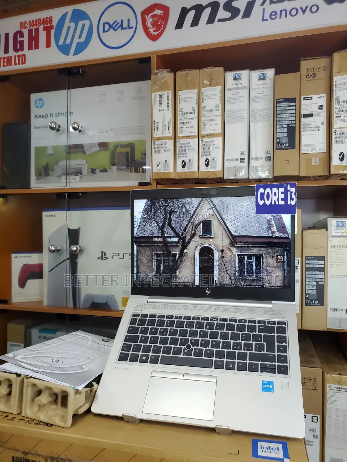 New Laptop HP EliteBook 725 G4 4GB Intel Core i3 SSD 256GB