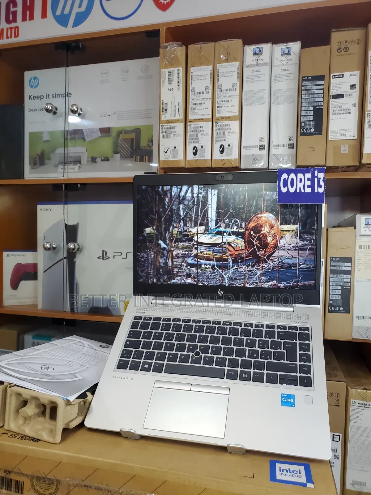 New Laptop HP EliteBook 725 G4 8GB Intel Core i3 SSD 256GB