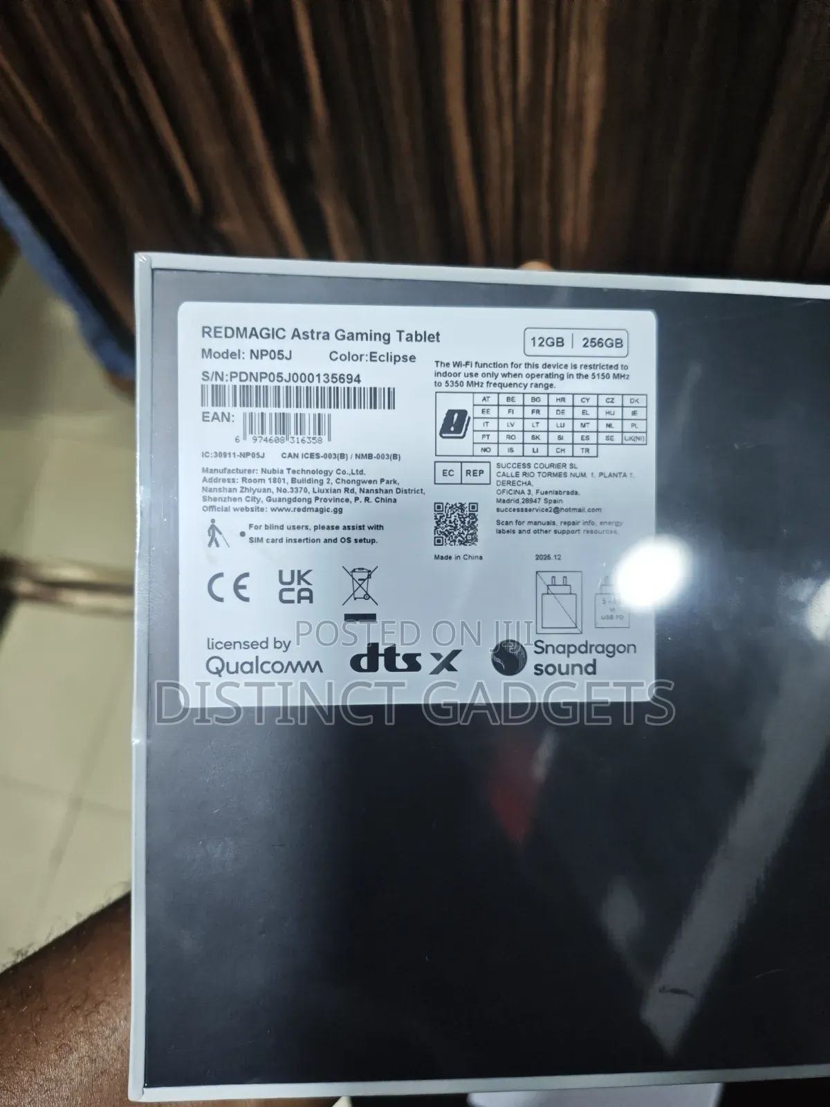 New ZTE nubia RedMagic Astra 256 GB