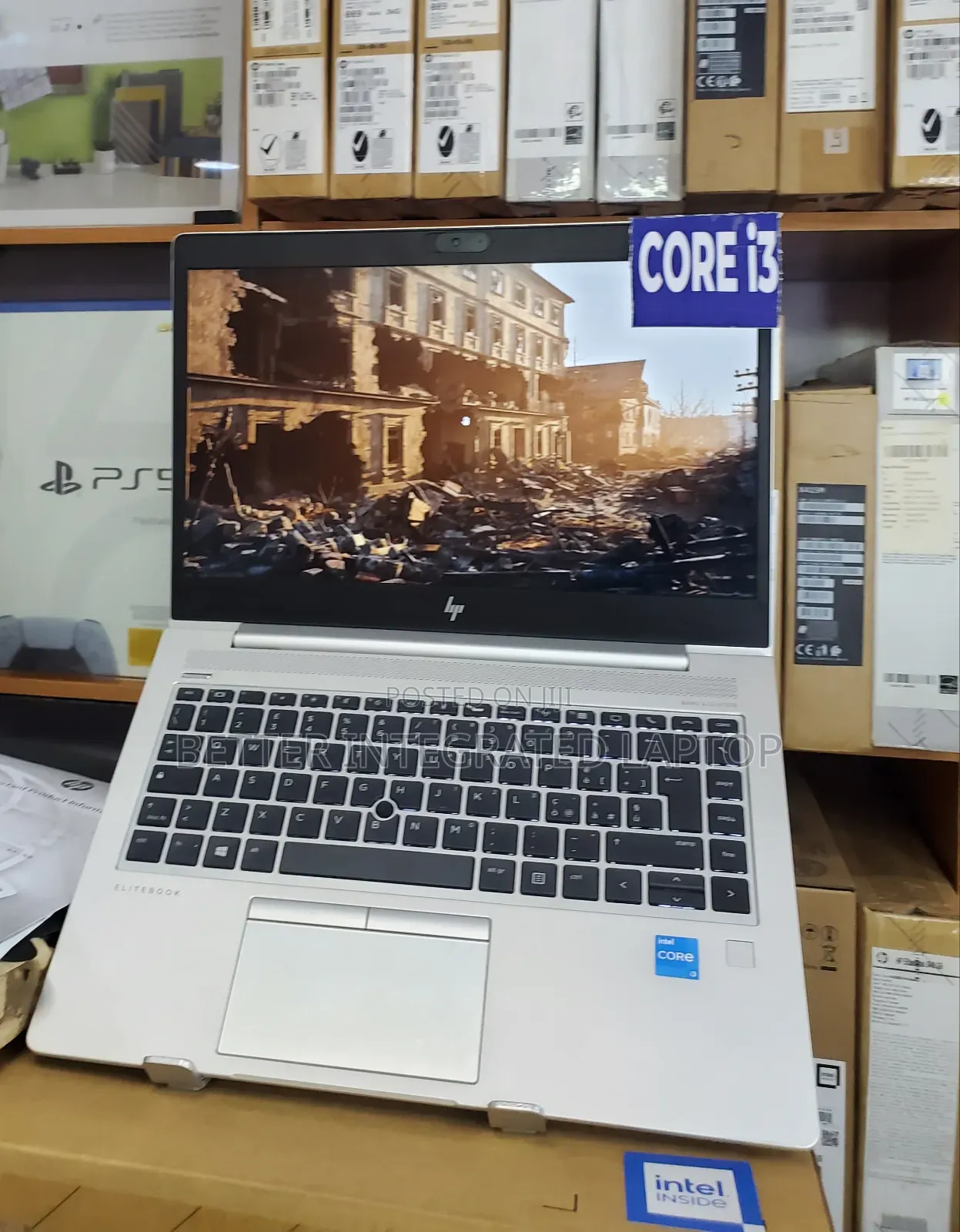 New Laptop HP EliteBook 725 G4 12GB Intel Core i3 SSD 256GB