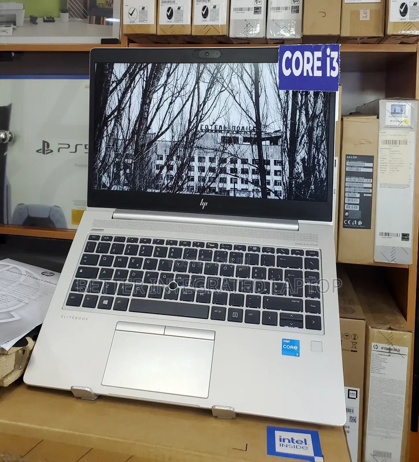 New Laptop HP EliteBook 725 G4 12GB Intel Core i3 SSD 256GB