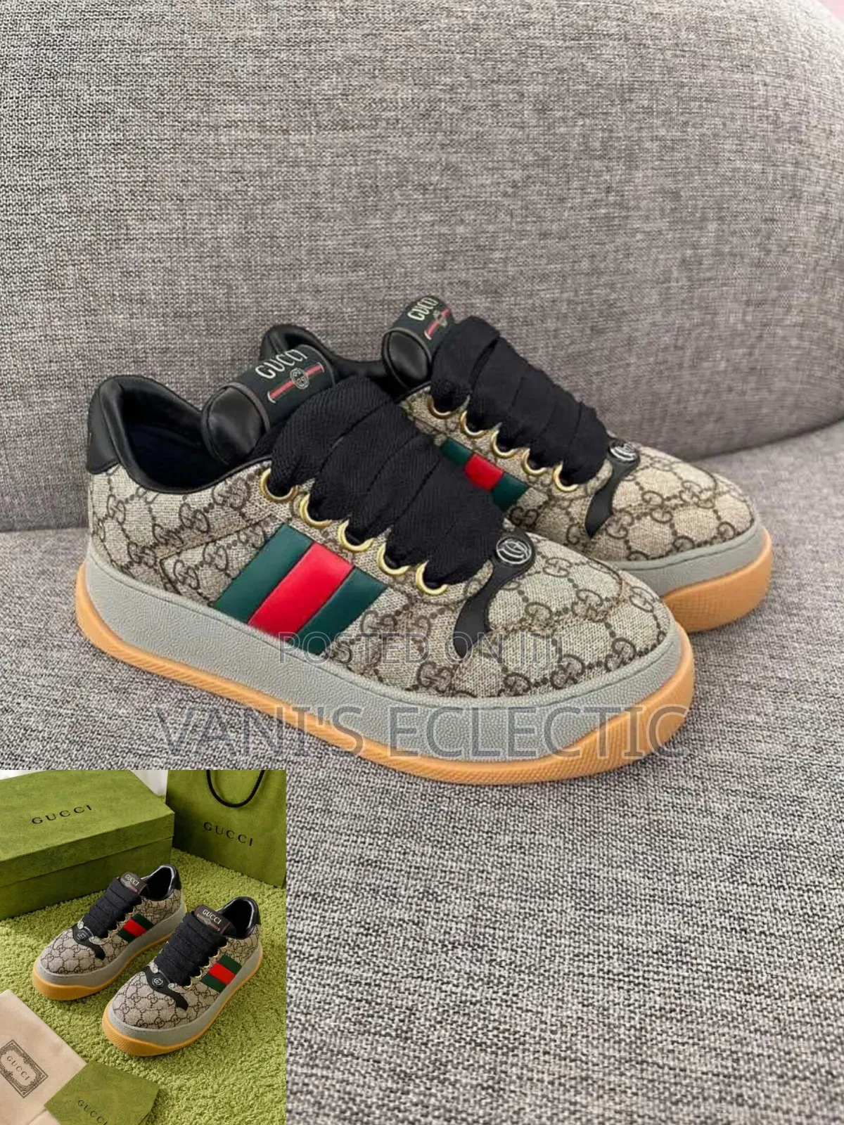 Gucci Screener Chunky Platform Sneakers