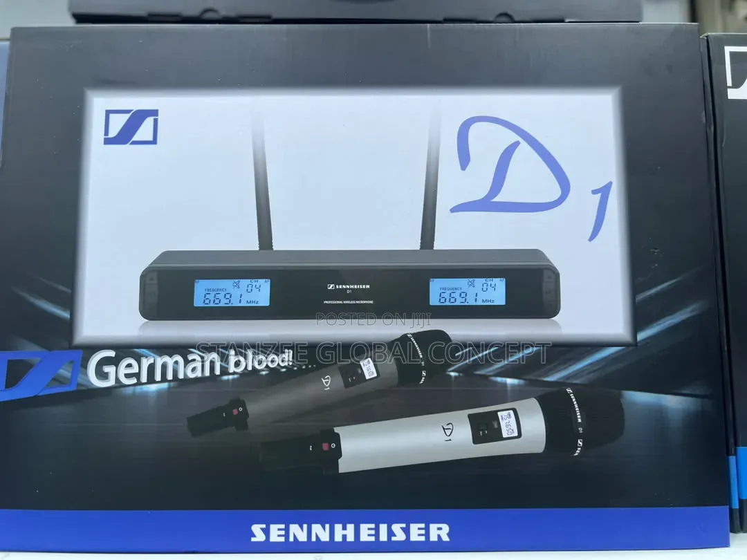 Sennheiser D1 Dual-Channel Wireless Microphone System