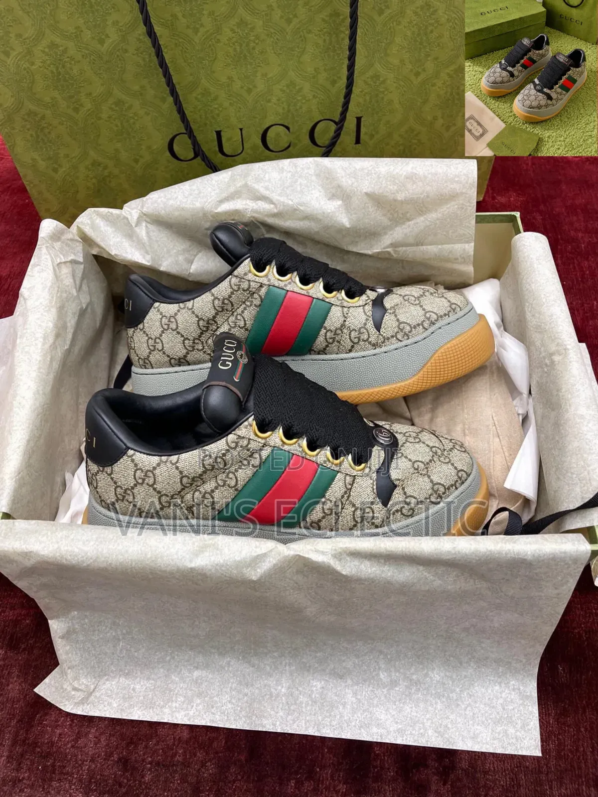 Gucci Screener Chunky Platform Sneakers