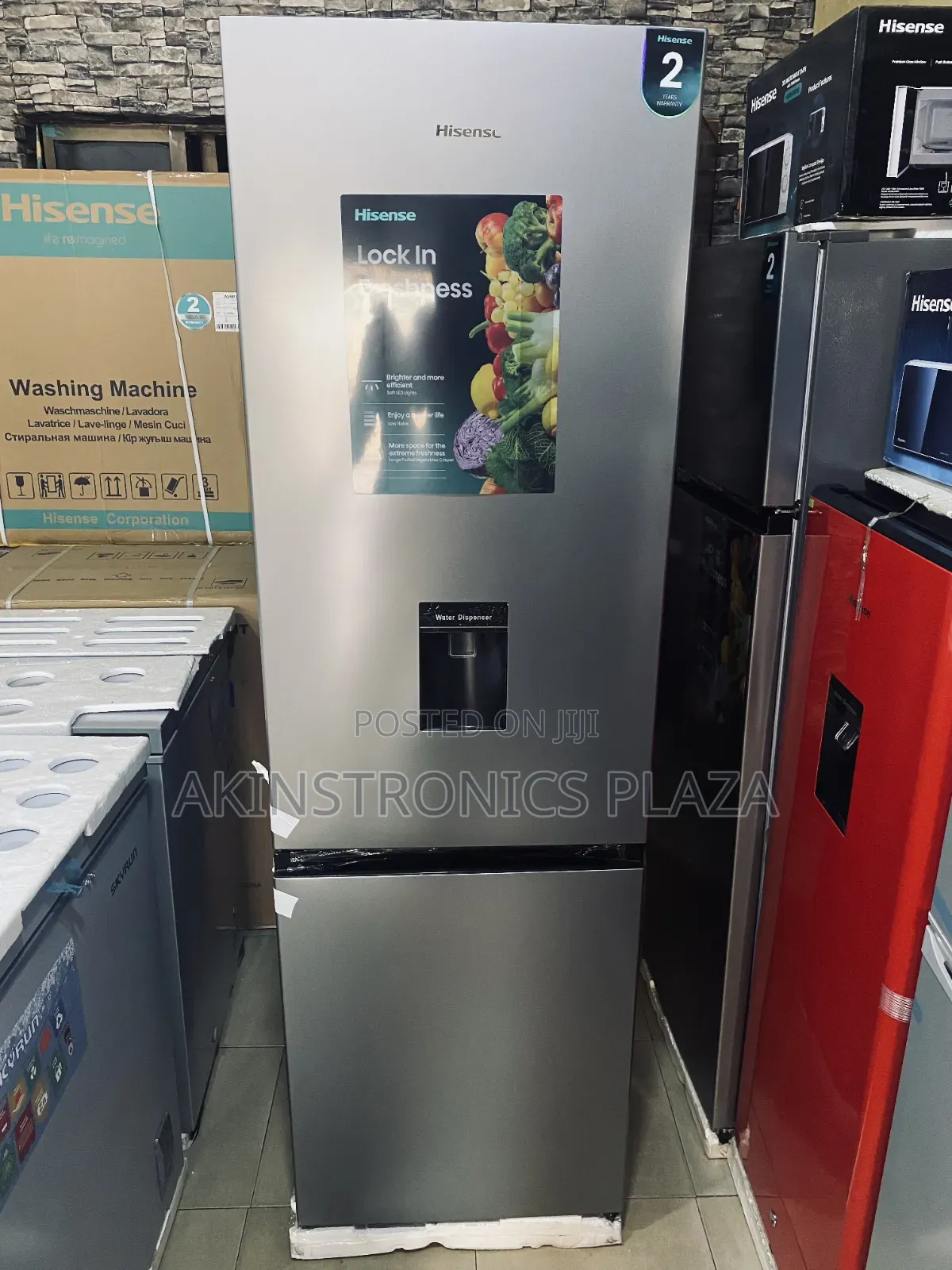 Hisense Double Door Refrigerator