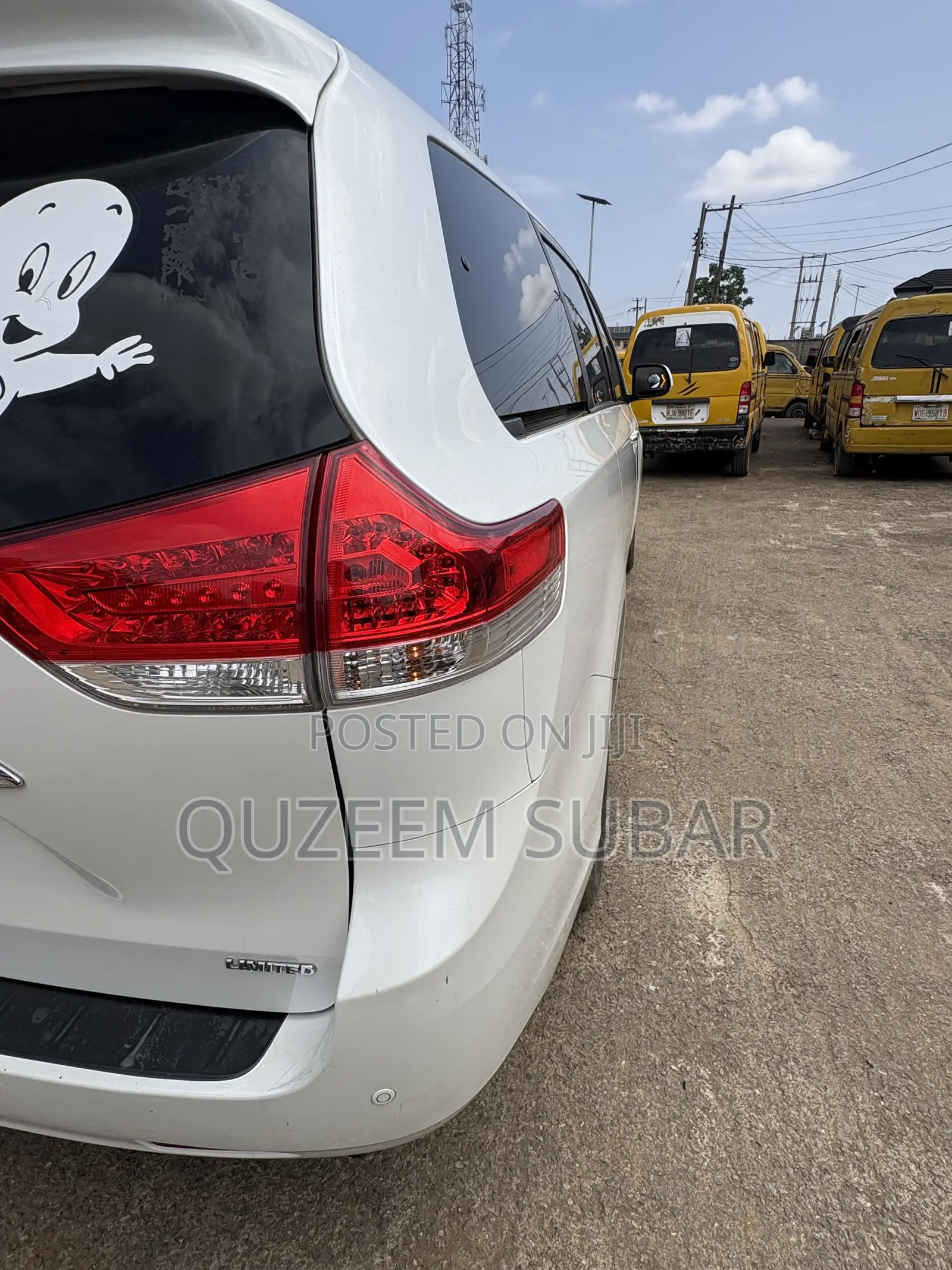 Toyota Sienna Limited 7 Passenger 2012 White
