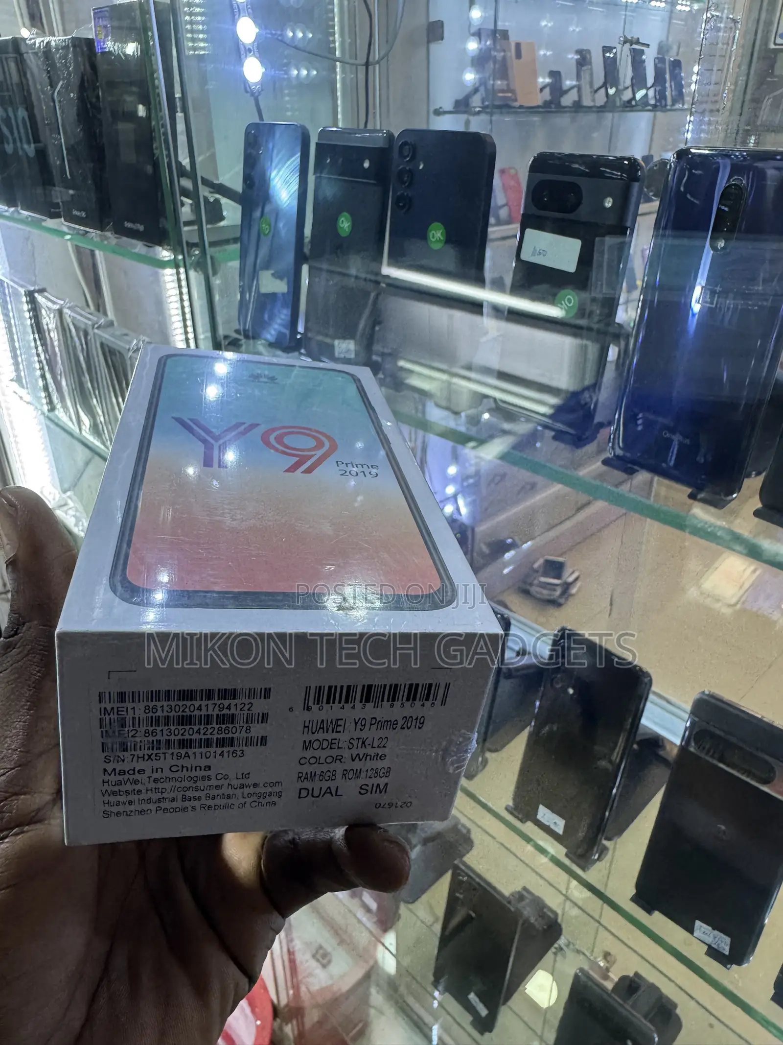 New Huawei Y9 Prime 2019 128 GB White