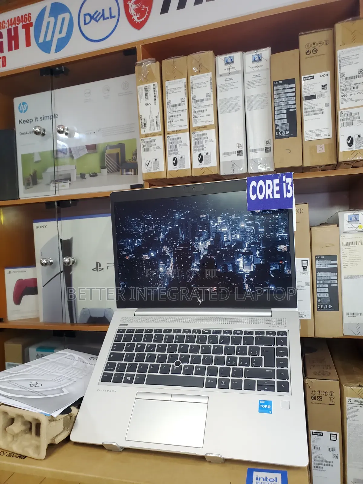New Laptop HP EliteBook 725 G4 8GB Intel Core i3 SSD 512GB