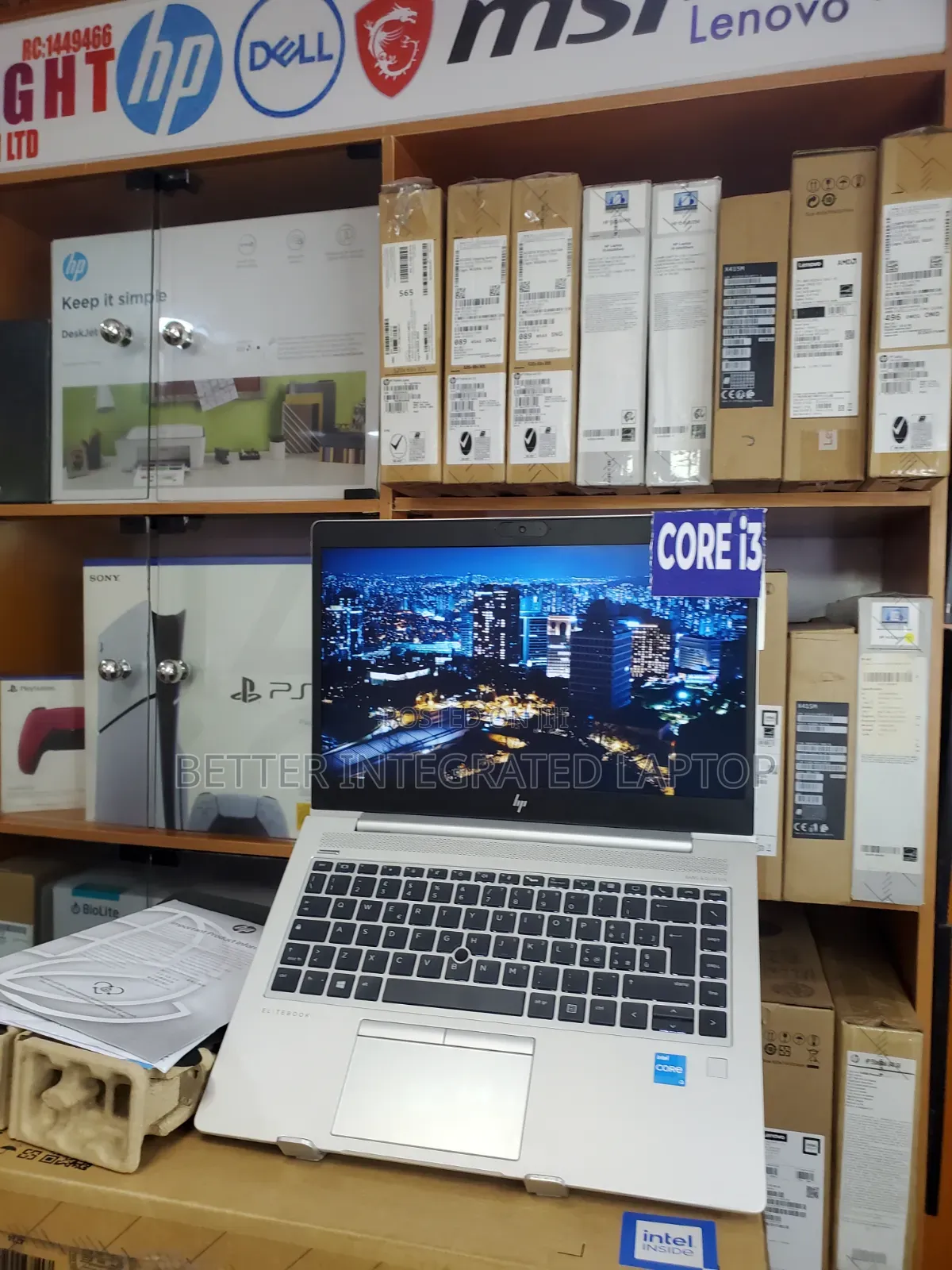 New Laptop HP EliteBook 725 G4 8GB Intel Core i3 SSD 512GB
