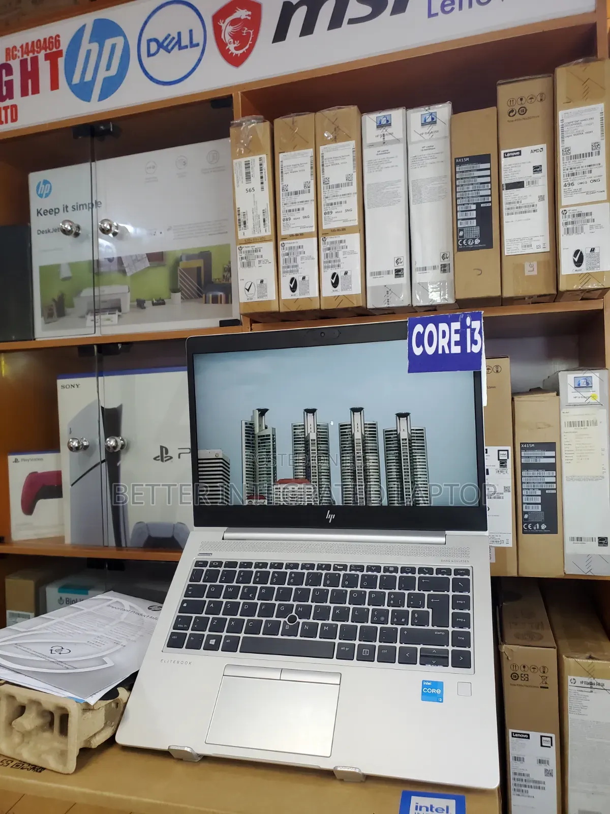 New Laptop HP EliteBook 725 G4 8GB Intel Core i3 SSD 512GB