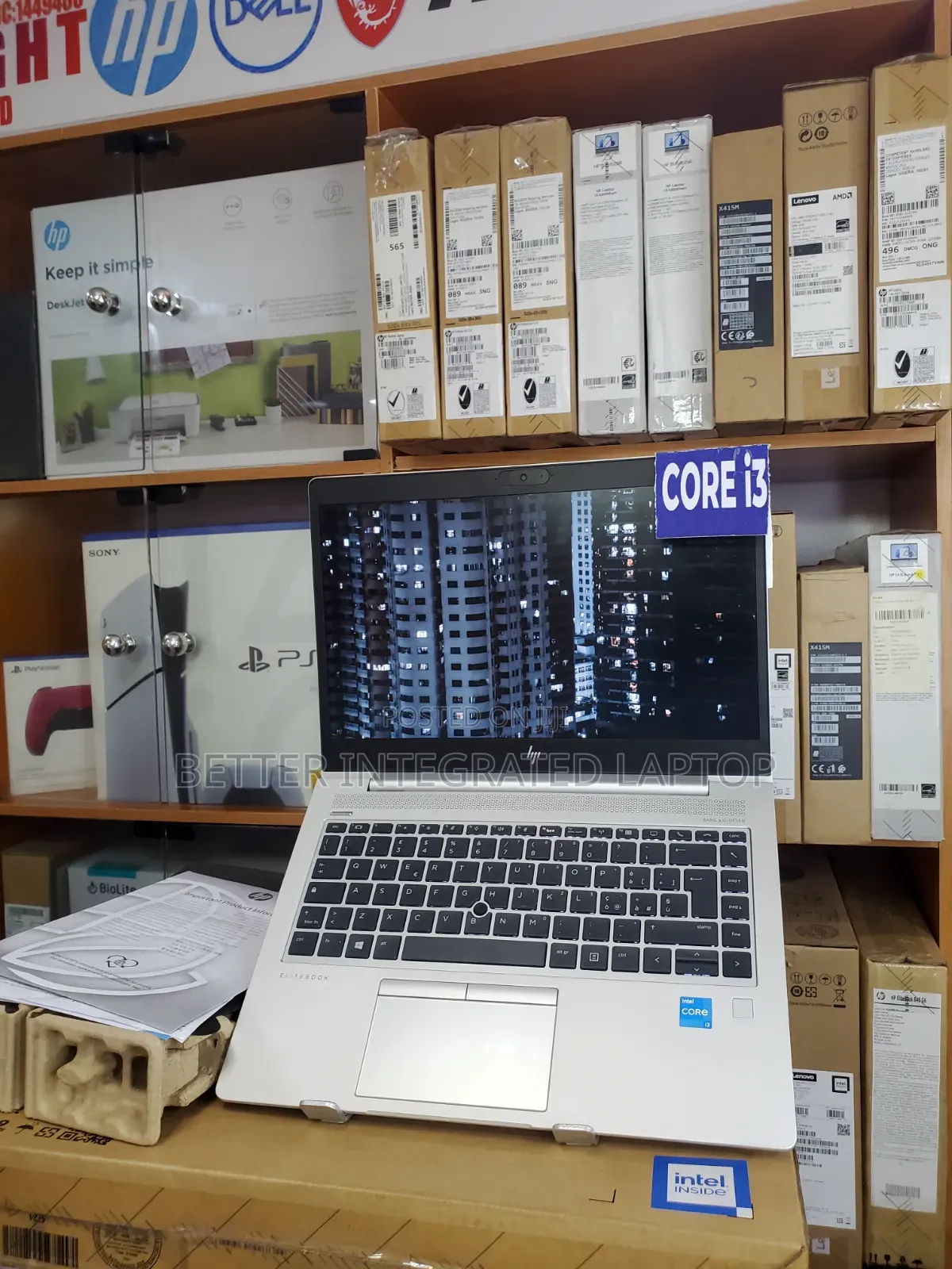 New Laptop HP EliteBook 725 G4 12GB Intel Core i3 SSD 512GB