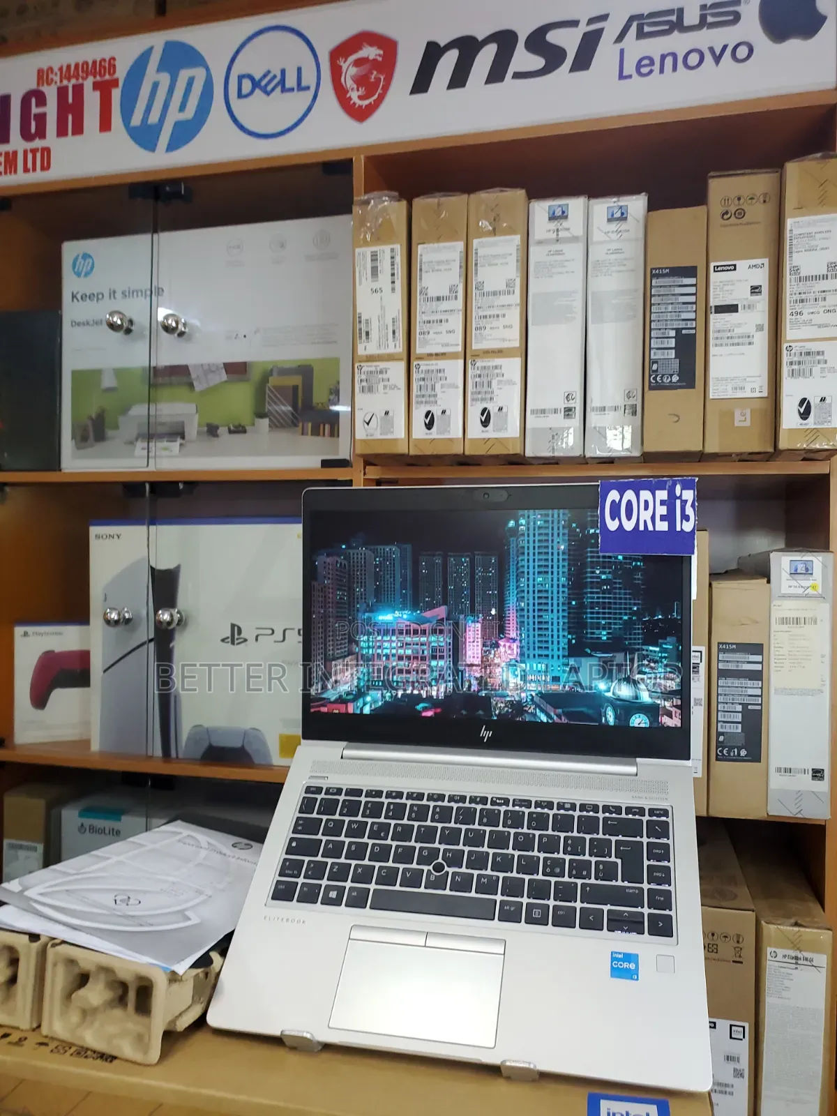 New Laptop HP EliteBook 725 G4 16GB Intel Core i3 SSD 512GB