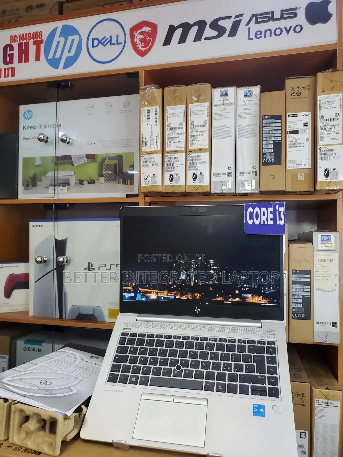 New Laptop HP EliteBook 725 G4 16GB Intel Core i3 SSD 512GB