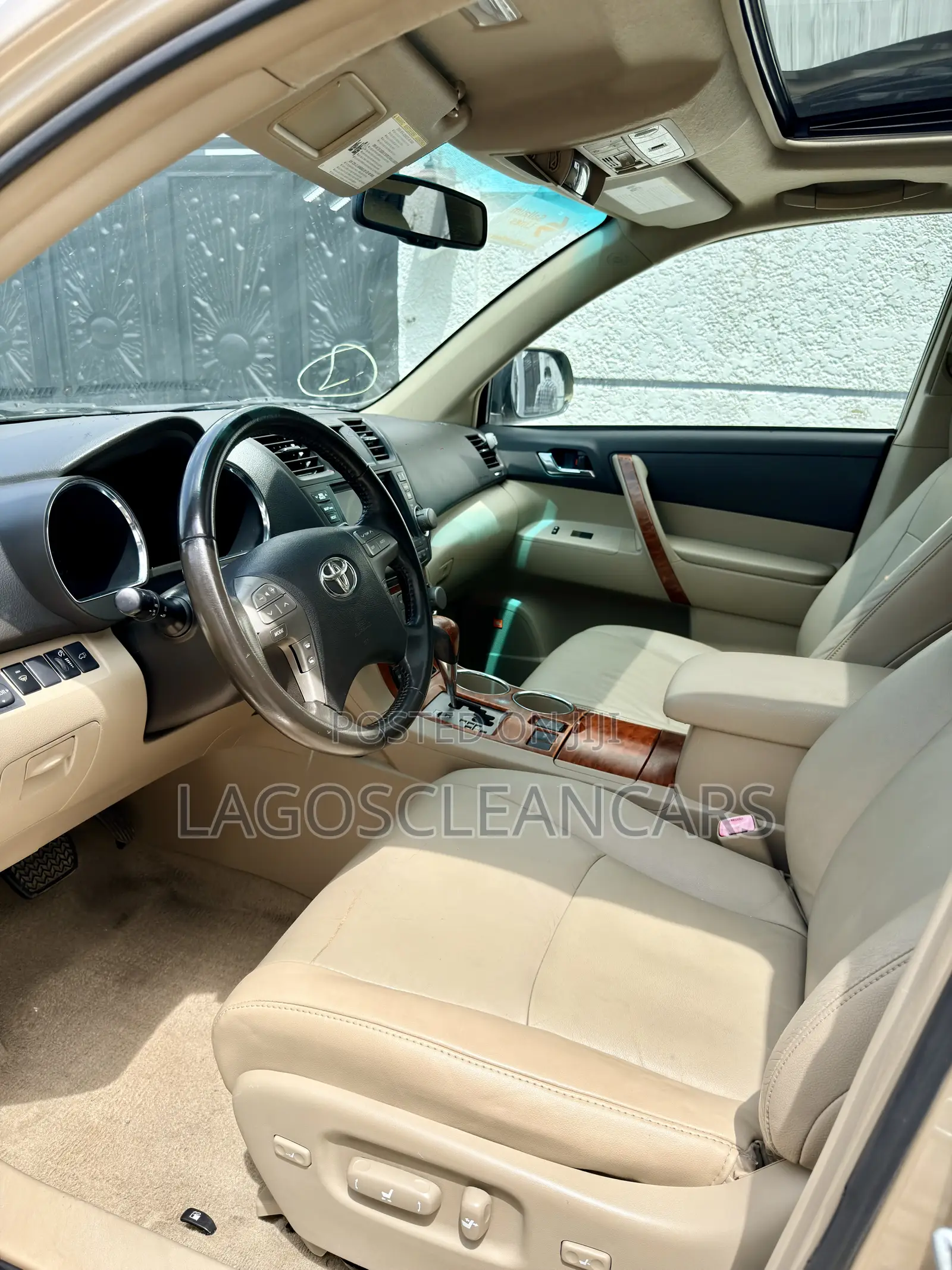 Toyota Highlander Limited 2008 Gold