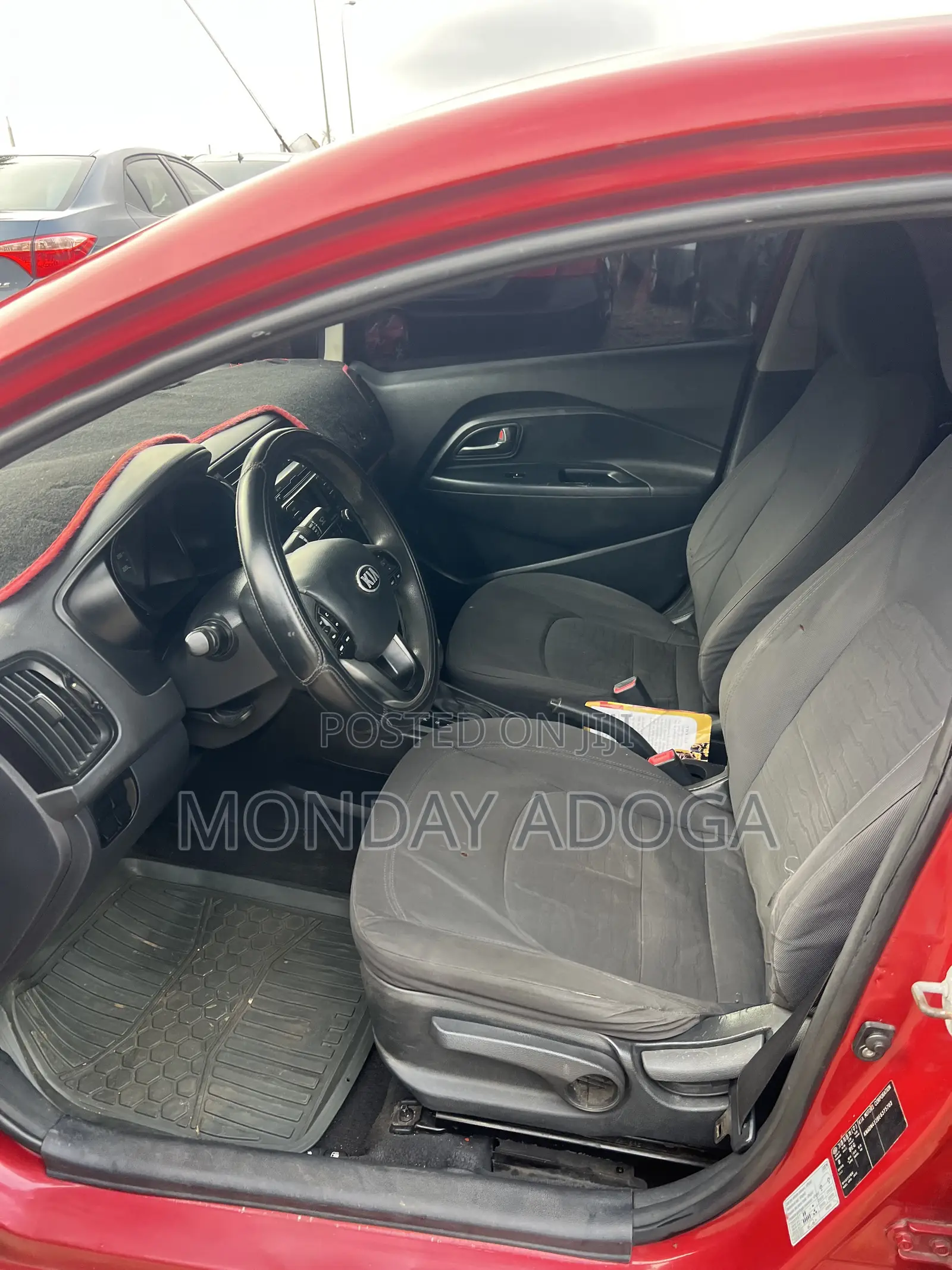 Kia Rio LX 4dr Sedan (1.6L 4cyl 4A) 2010 Red