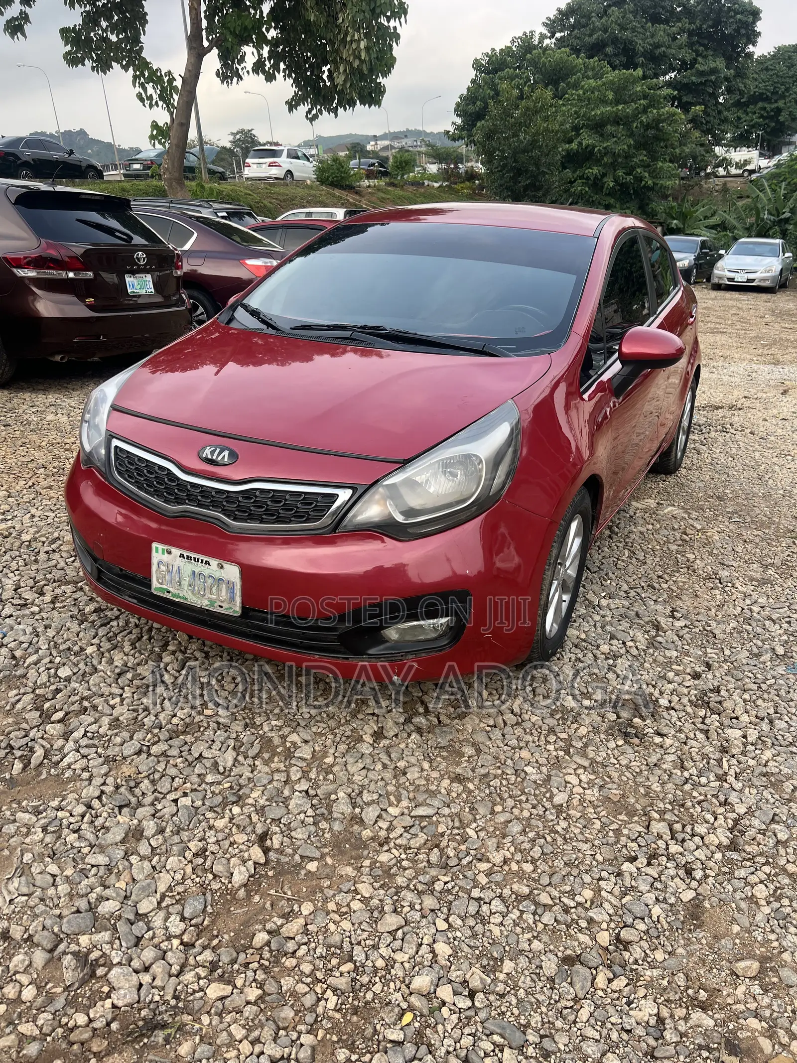 Kia Rio LX 4dr Sedan (1.6L 4cyl 4A) 2010 Red