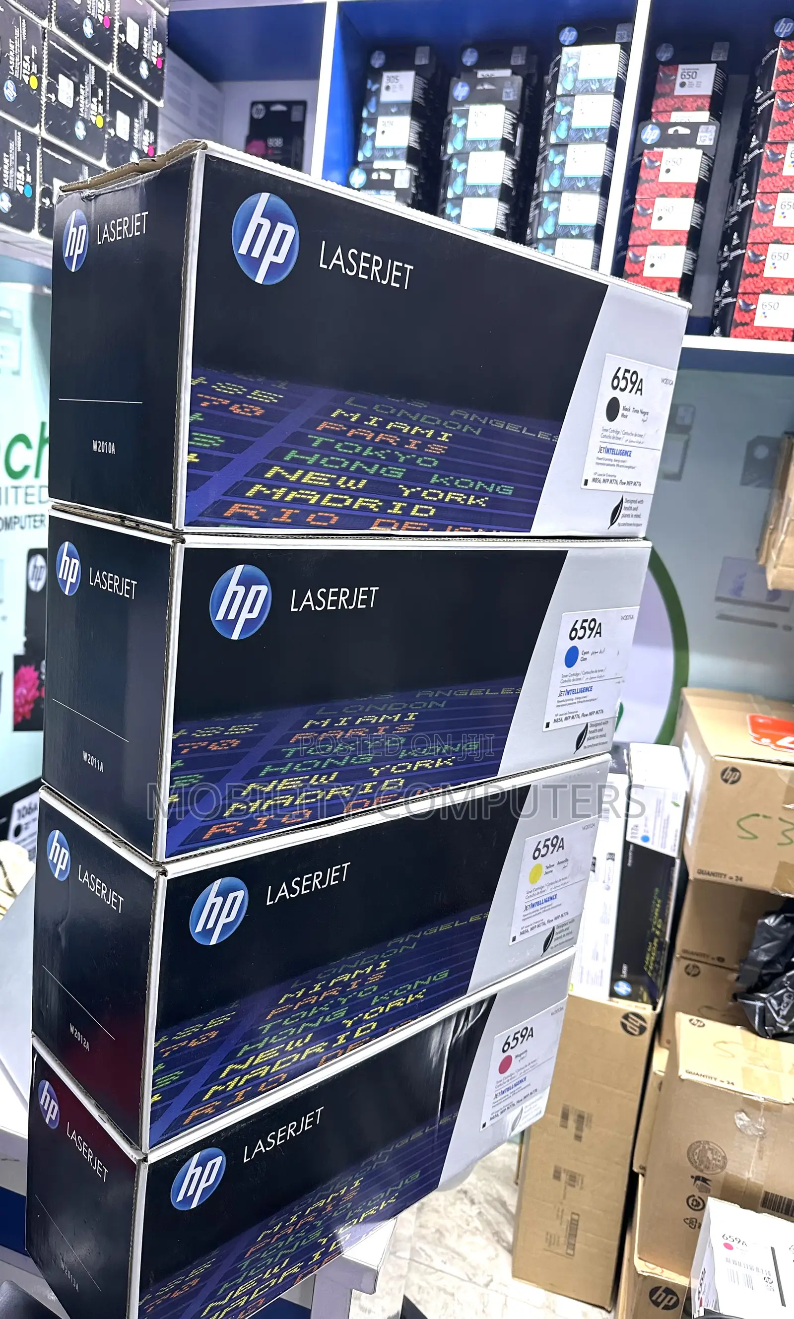 HP 659a Toner Cartridge Black, Cyan, Magenta and Yellow