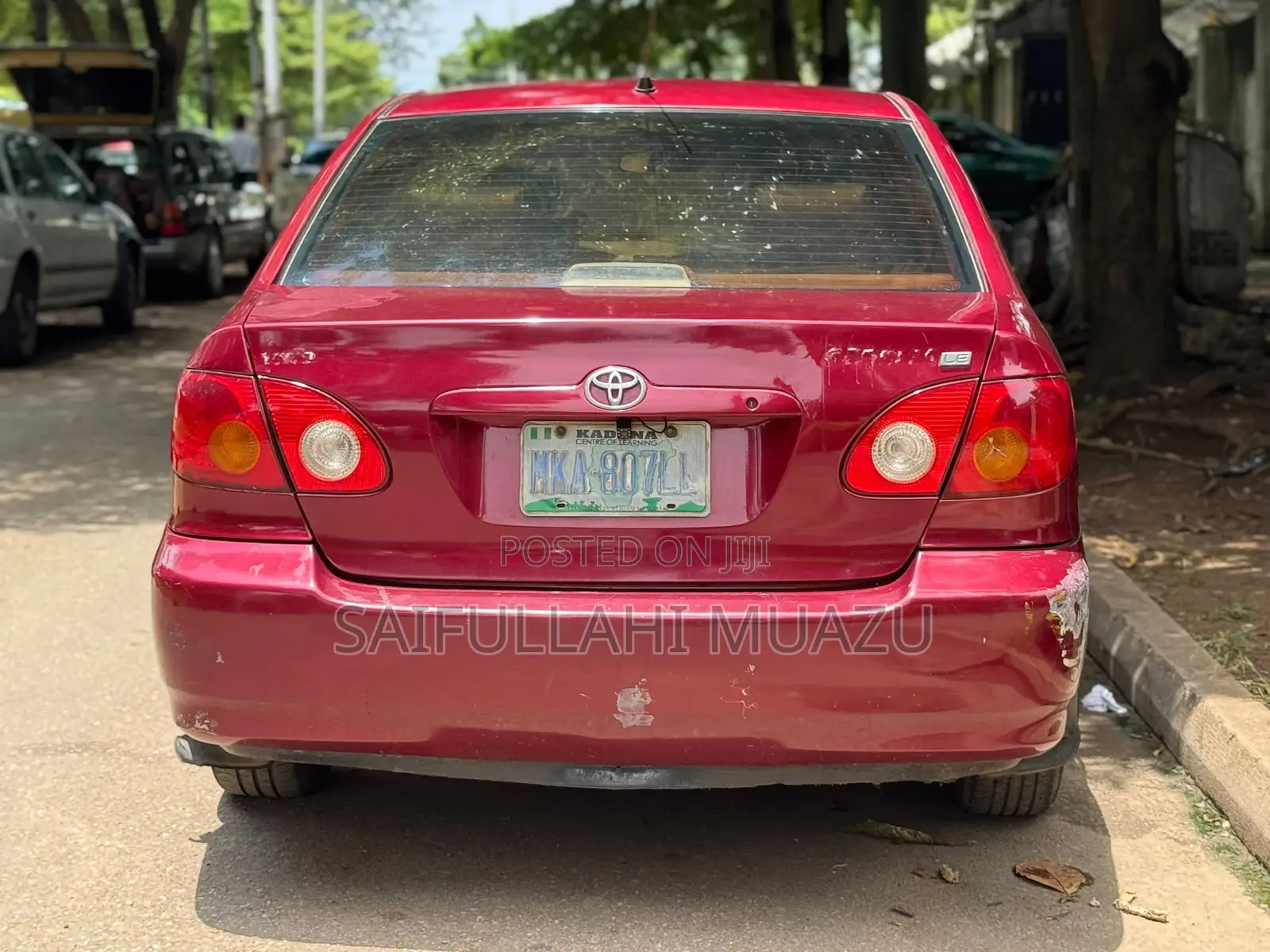 Toyota Corolla 2004 Red