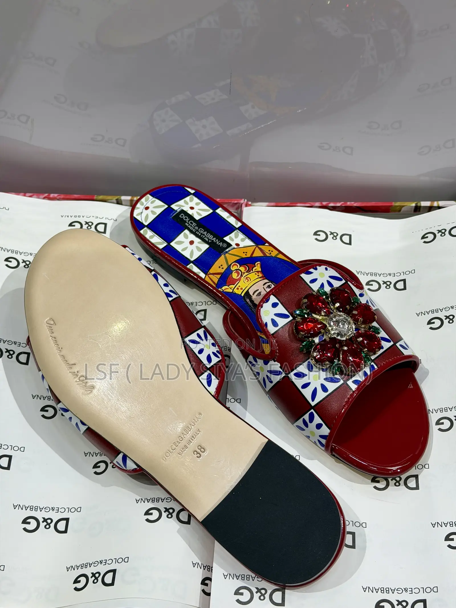 Luxury D G Slippers