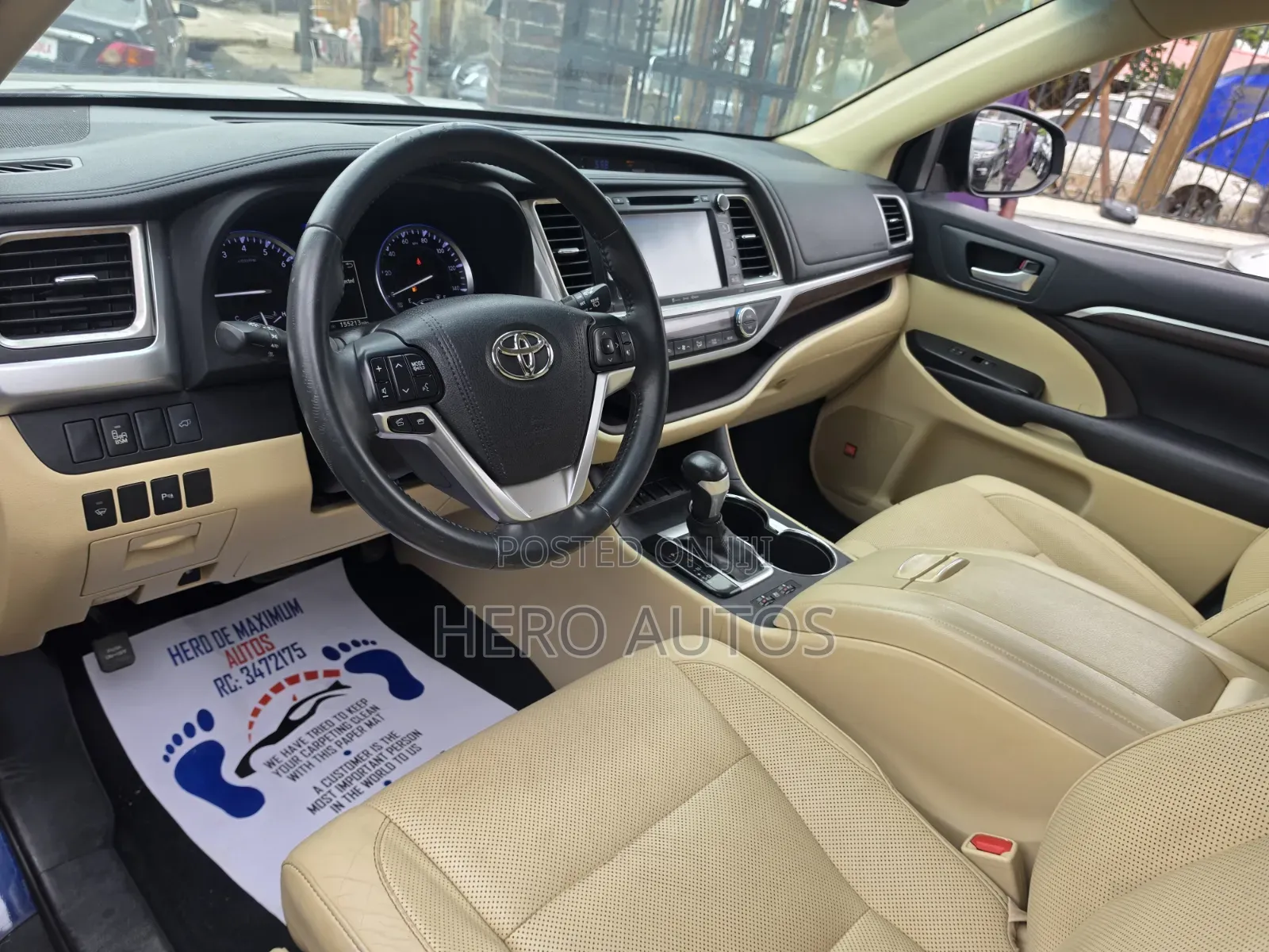 Toyota Highlander 2016 Blue