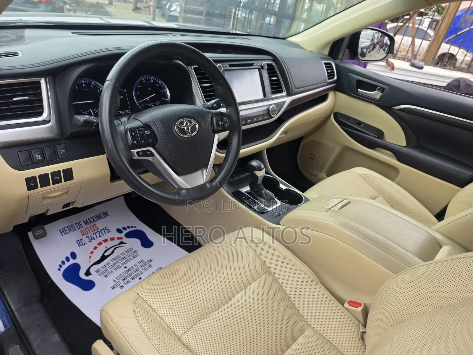 Toyota Highlander 2016 Blue