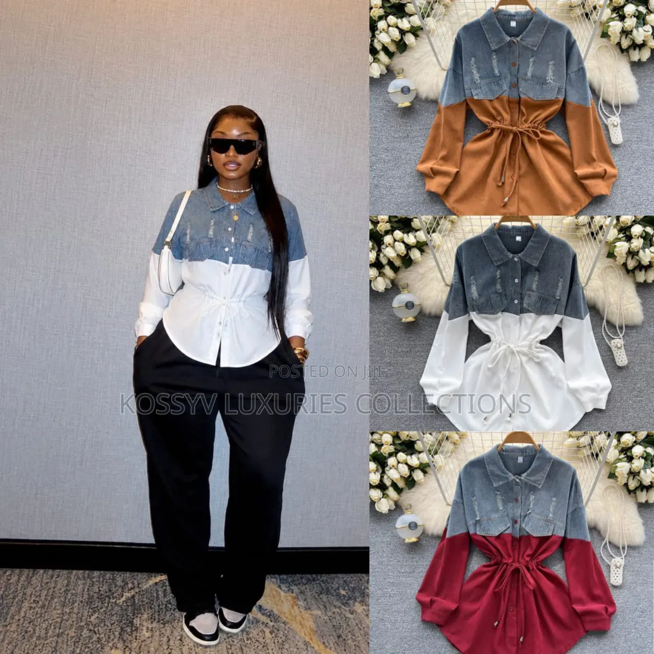 New in .
High Quality Denim Top Available in All the Colors