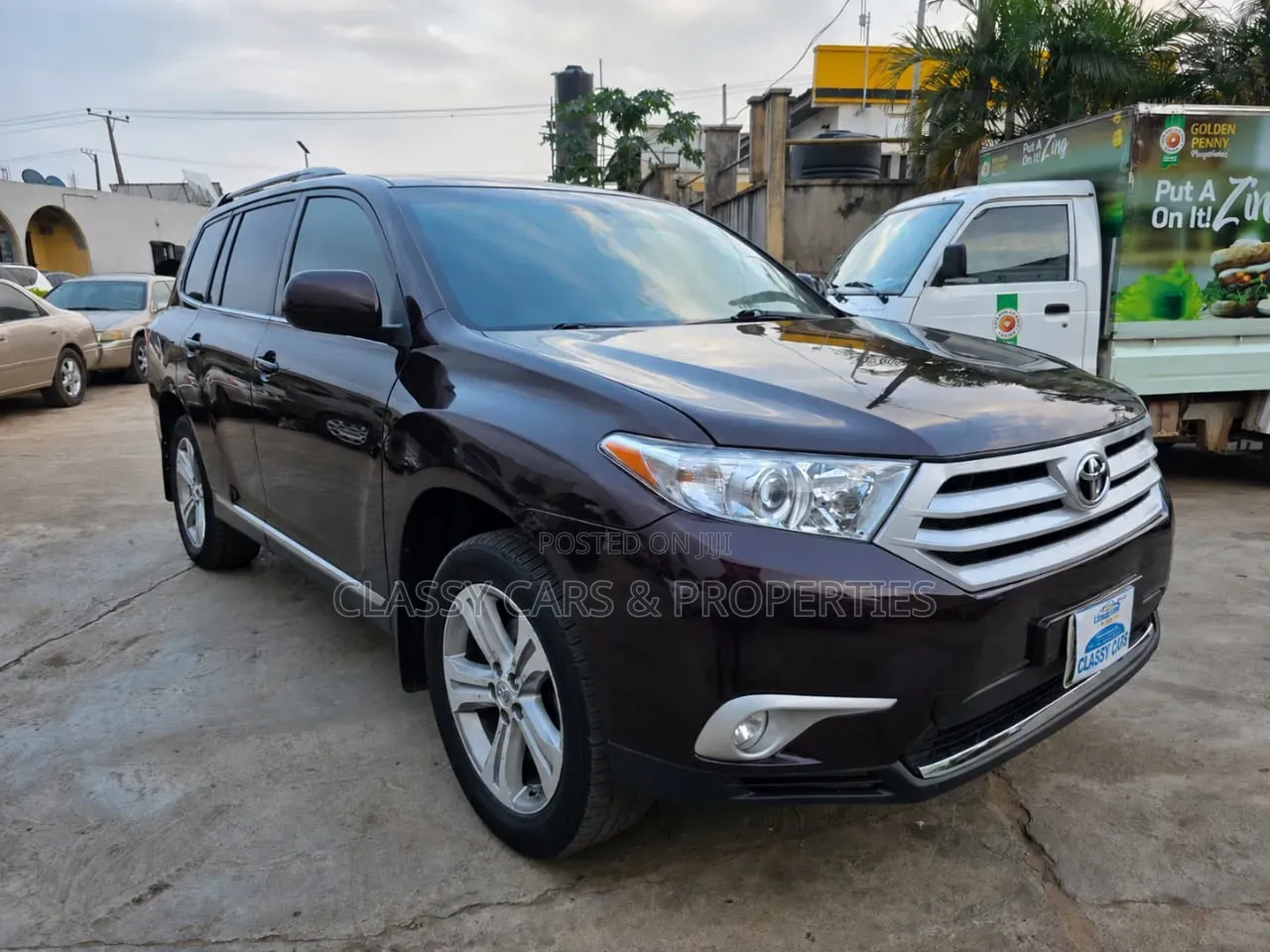 Toyota Highlander 3.5L 4WD 2013 Burgundy